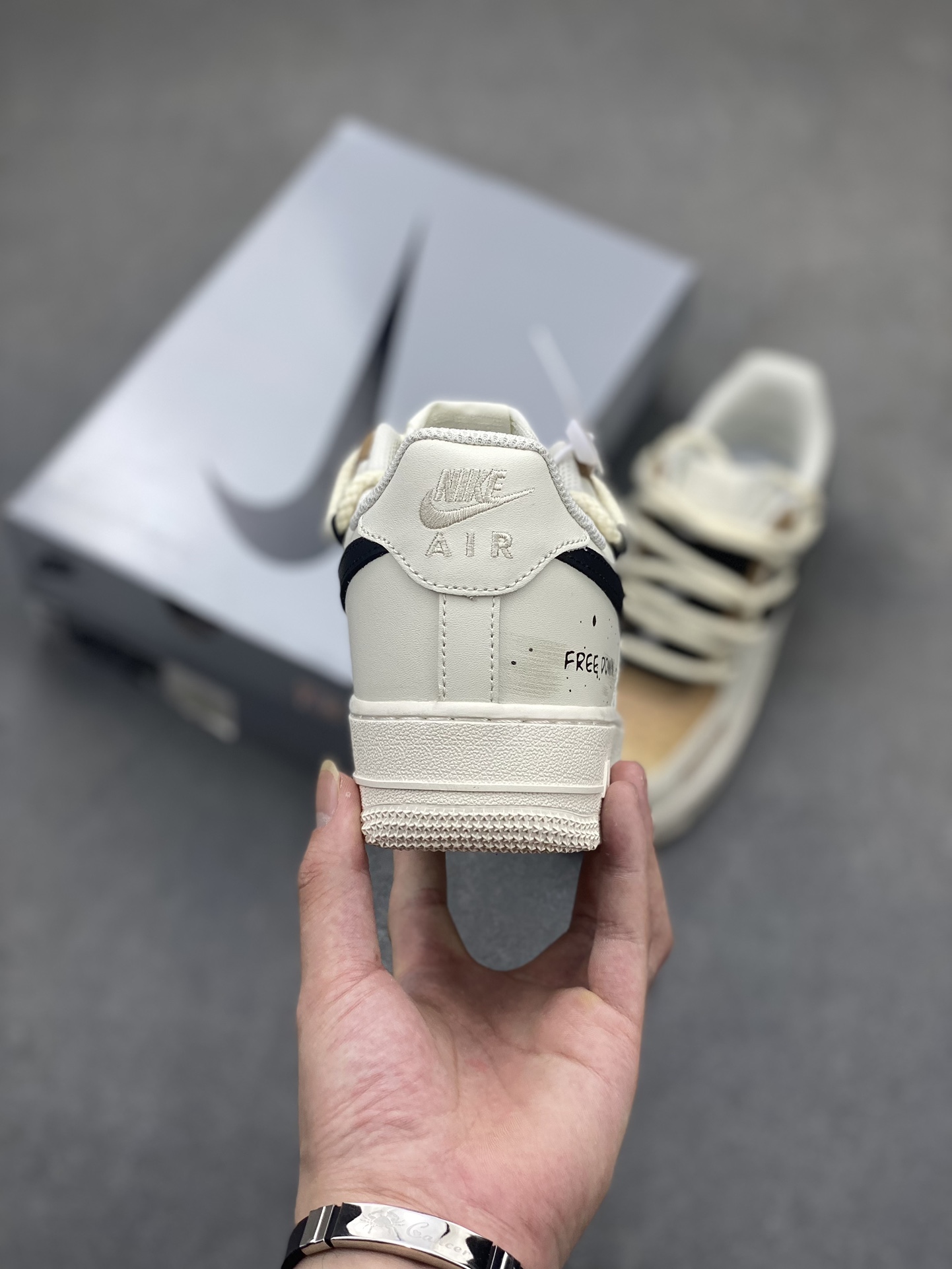 Nike Air Force 1 Low '07 Custom Cappuccino Casual Sneakers 5 i1719861494 3751 7