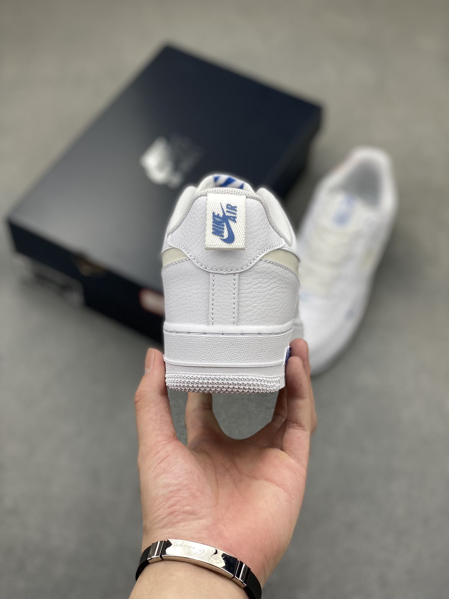 Nike Air Force 1 Reflective Swoosh White Blue FB8971-100 Sneakers 5 i1720547661 8406 0