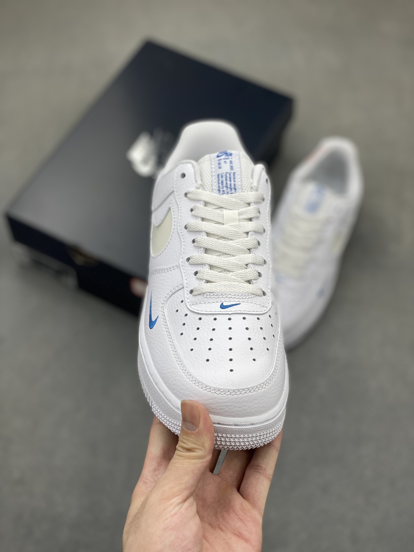 Nike Air Force 1 Reflective Swoosh White Blue FB8971-100 Sneakers 3 i1720547662 164 7