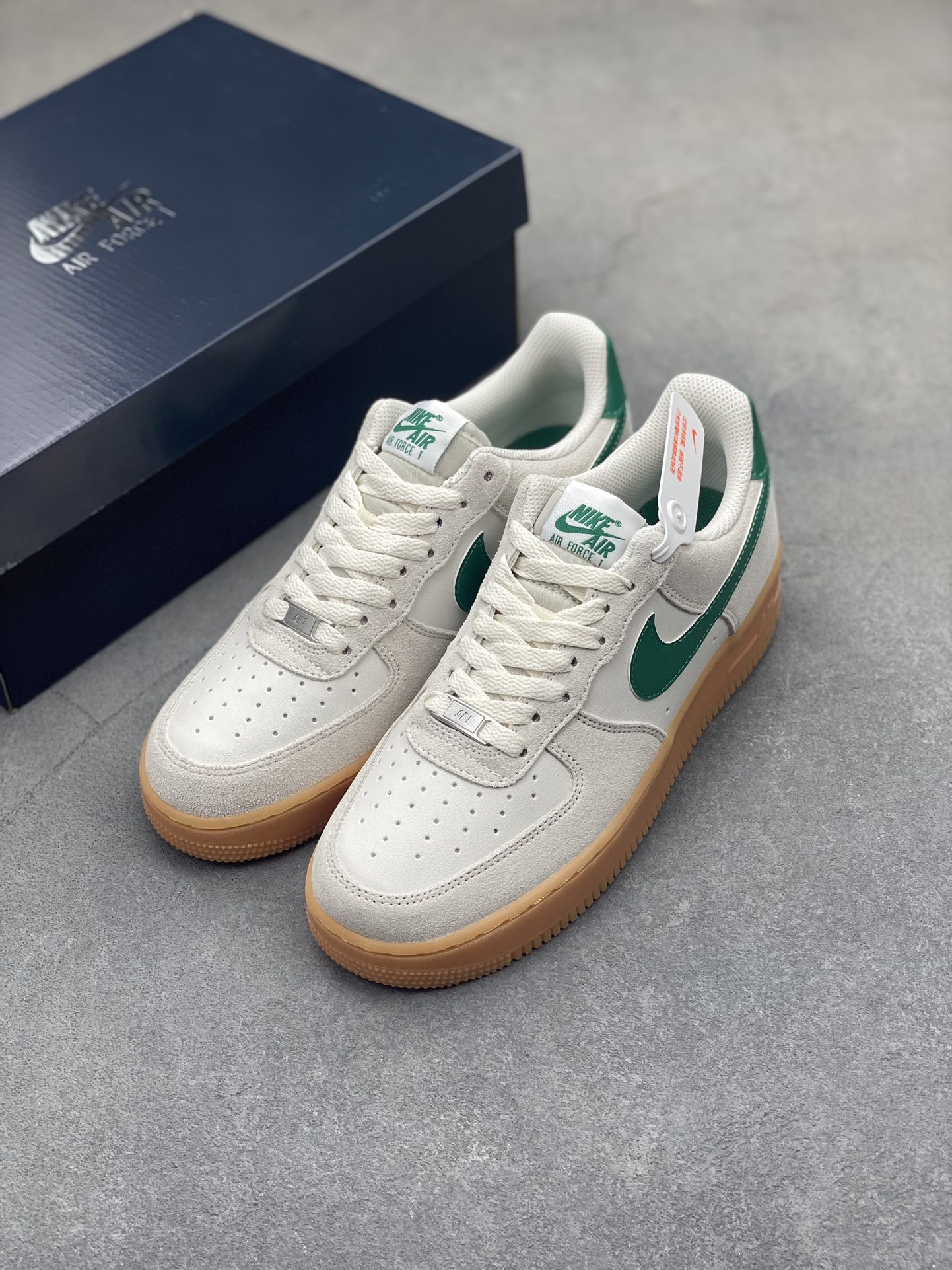 Nike Air Force 1 '07 Low Green Gum Bottom Casual Shoes - Size 36-45 9 i1720644733 1580 0