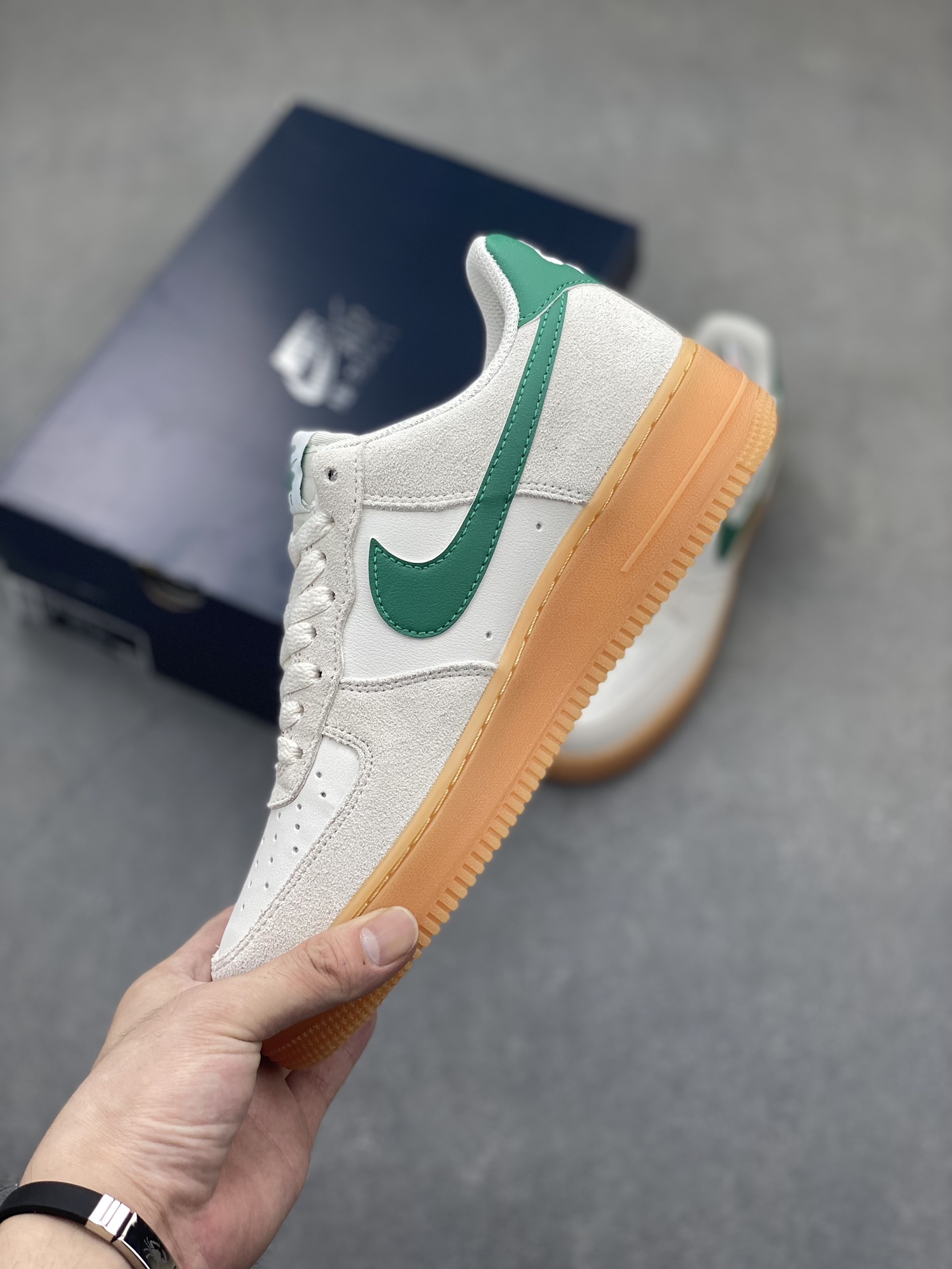 Nike Air Force 1 '07 Low Green Gum Bottom Casual Shoes - Size 36-45 4 i1720644733 6613 3