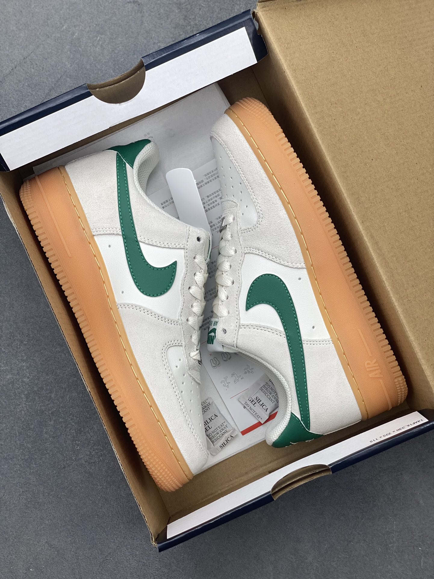 Nike Air Force 1 '07 Low Green Gum Bottom Casual Shoes - Size 36-45 10 i1720644733 8391 8