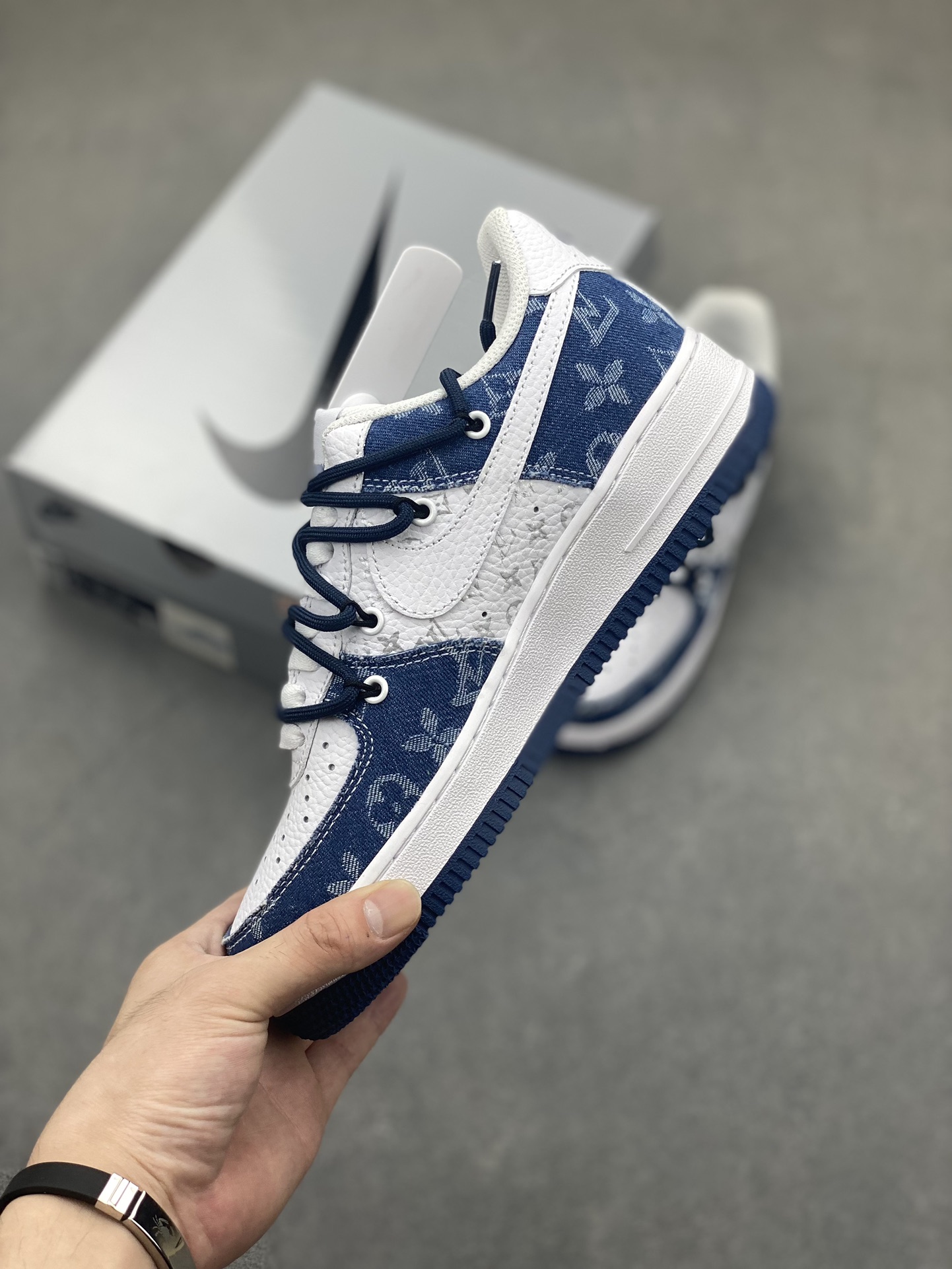 Nike Air Force 1 Low Louis Vuitton Custom Sneakers - Size 36-45 4 i1720644895 7604 4