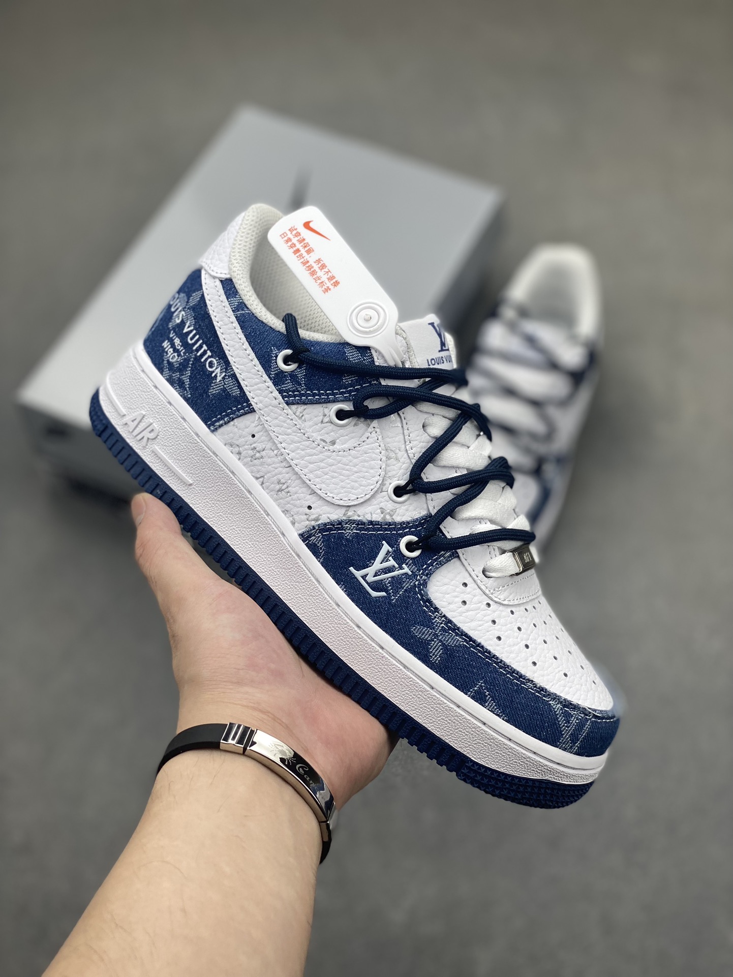 Nike Air Force 1 Low Louis Vuitton Custom Sneakers - Size 36-45 2 i1720644895 8692 6
