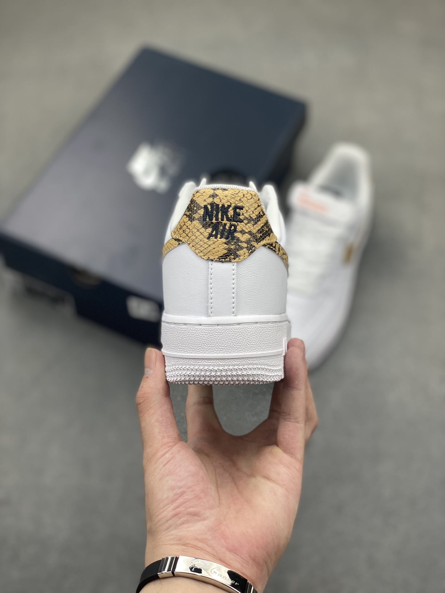 Nike Air Force 1 Low White Snakeskin Casual Sneakers AO1635-100 5 i1720645191 2983 7
