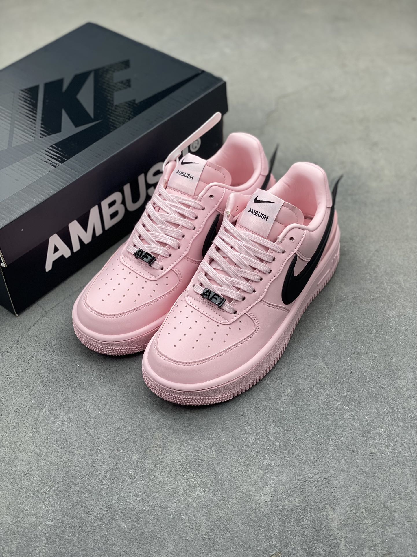 Nike Air Force 1 Low AMBUSH DV3464-109 Pink Foam/Black Sneakers 9 i1720727802 1927 8