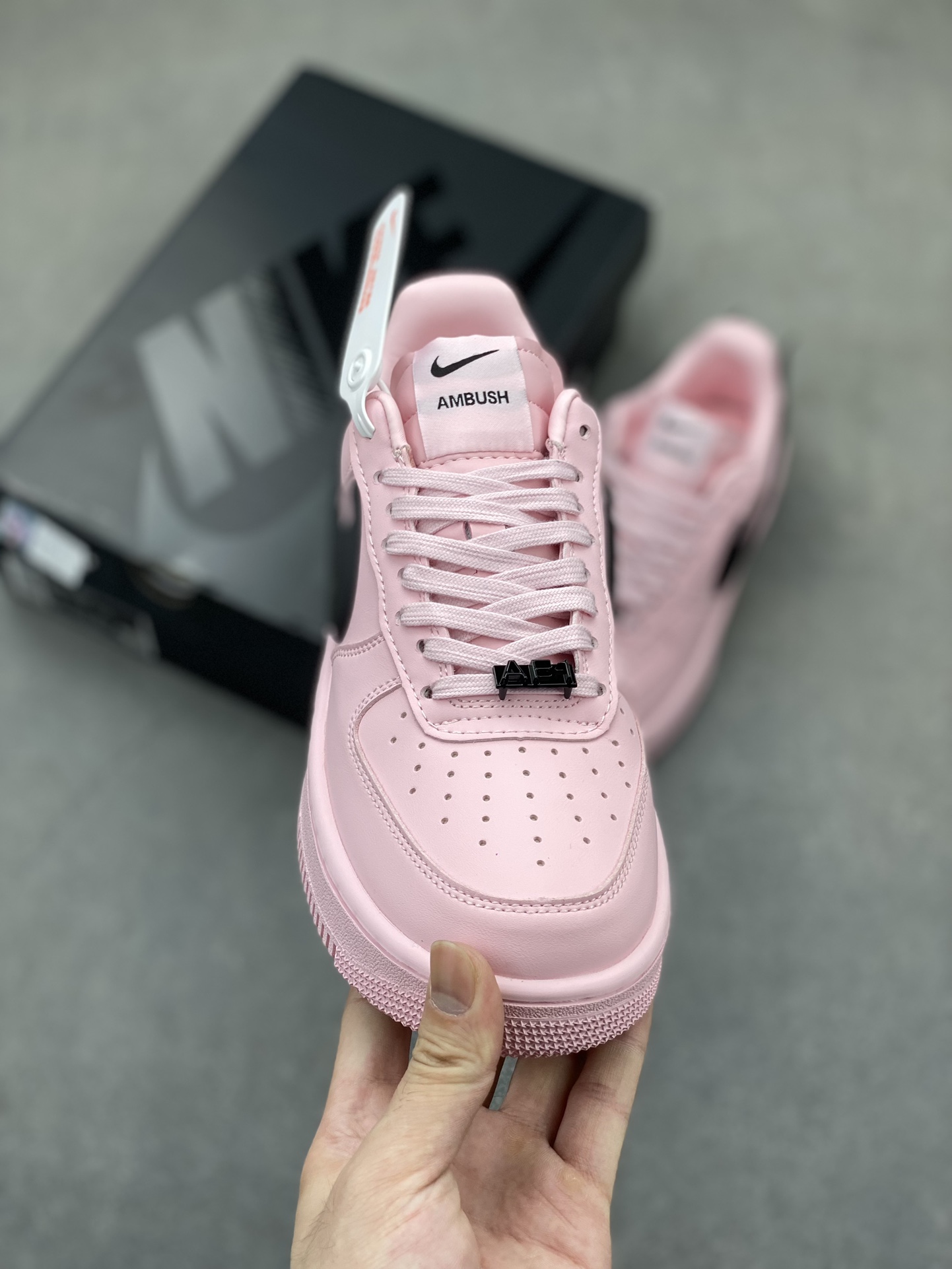 Nike Air Force 1 Low AMBUSH DV3464-109 Pink Foam/Black Sneakers 3 i1720727802 6811 6