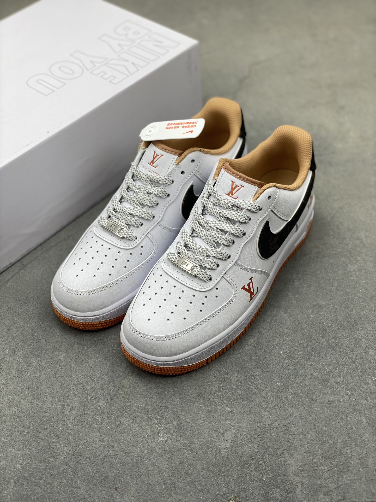 Louis Vuitton Air Force 1 Sneakers Designer Fashion Shoes for Men and Women 9 i1720811730 4381 6