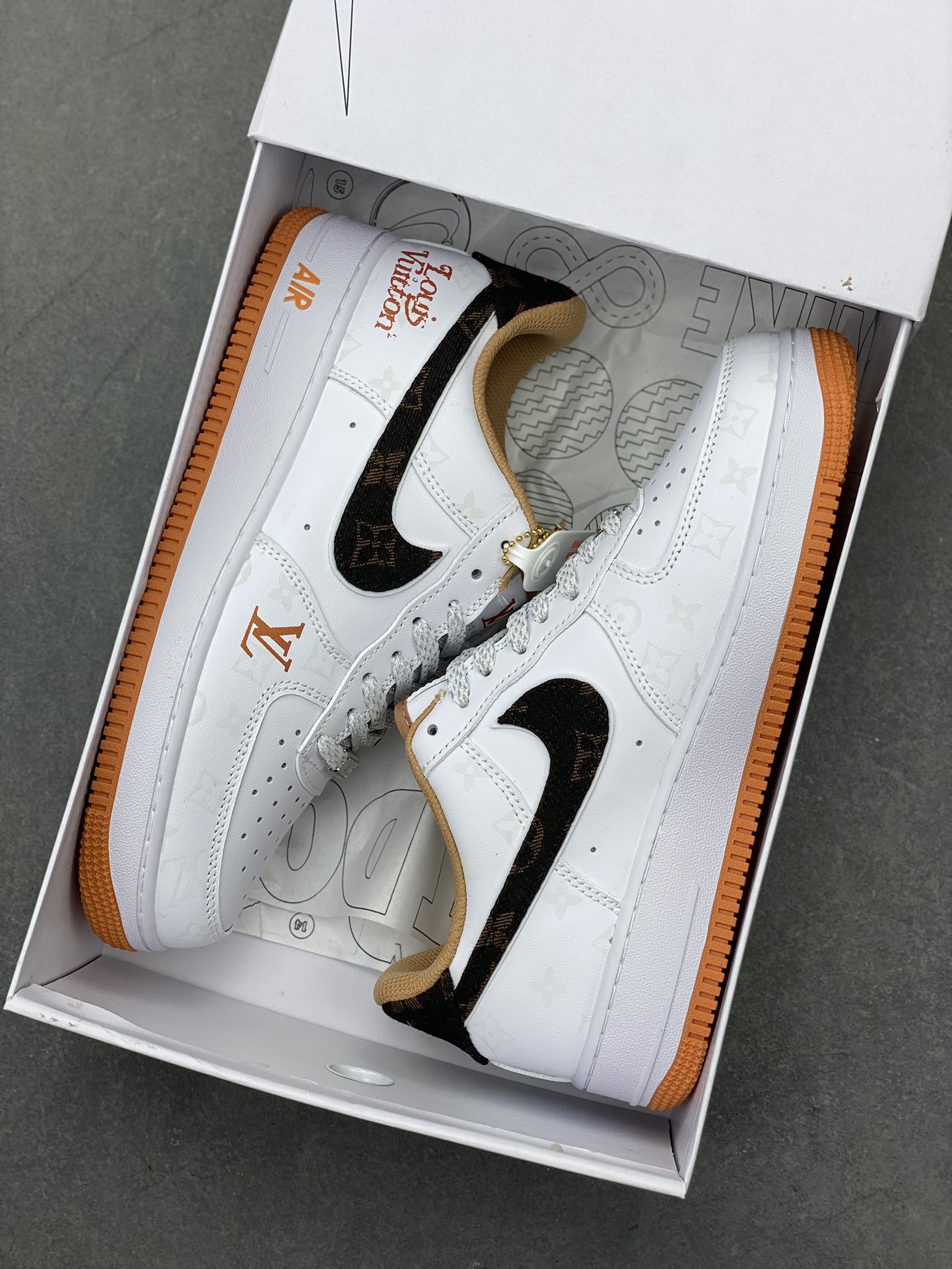 Louis Vuitton Air Force 1 Sneakers Designer Fashion Shoes for Men and Women 10 i1720811730 4452 4