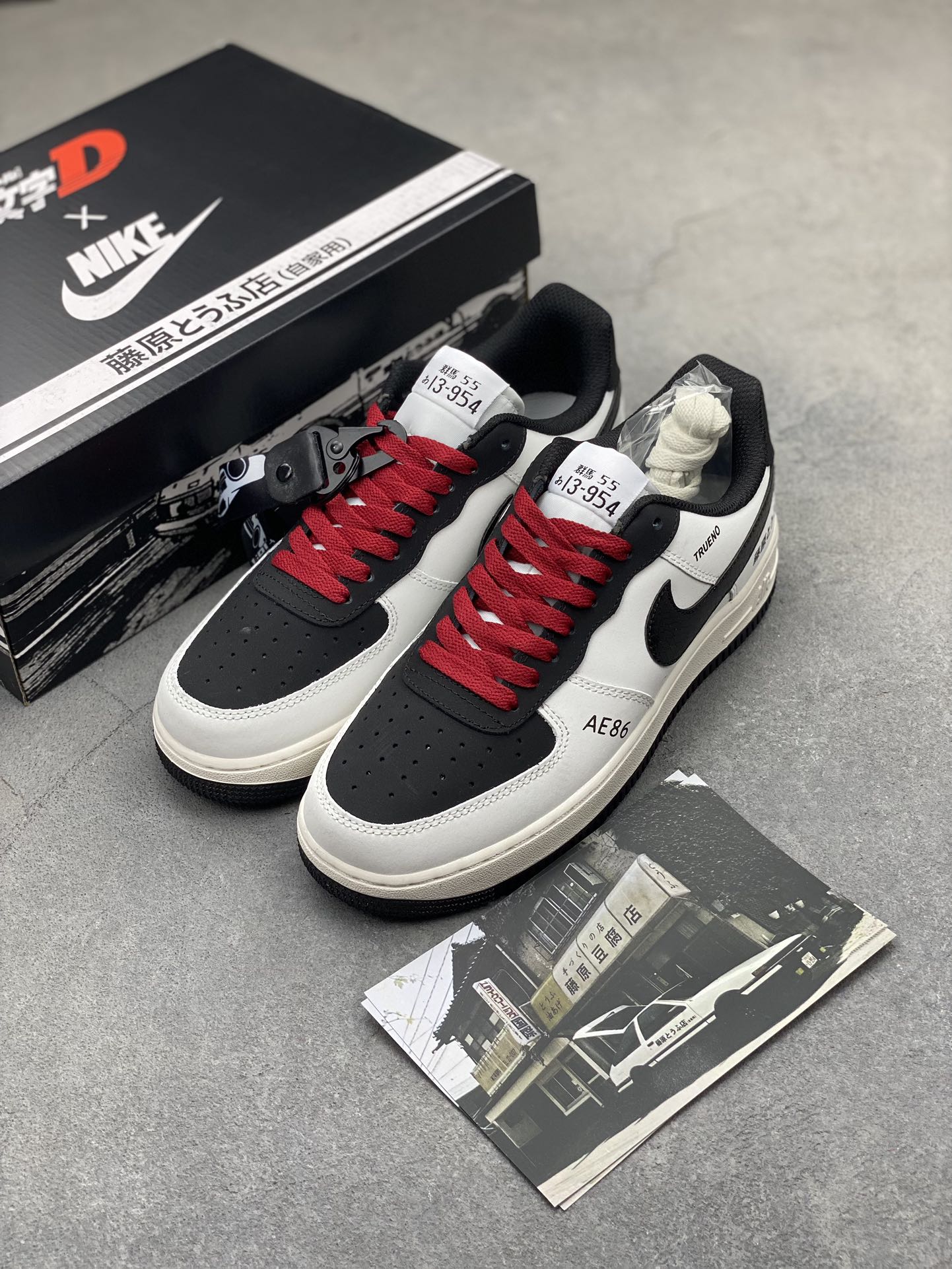 Nike Air Force 1 Low Custom "Initial D" AE86 Sneakers - Limited Edition 9 i1720812022 9059 2
