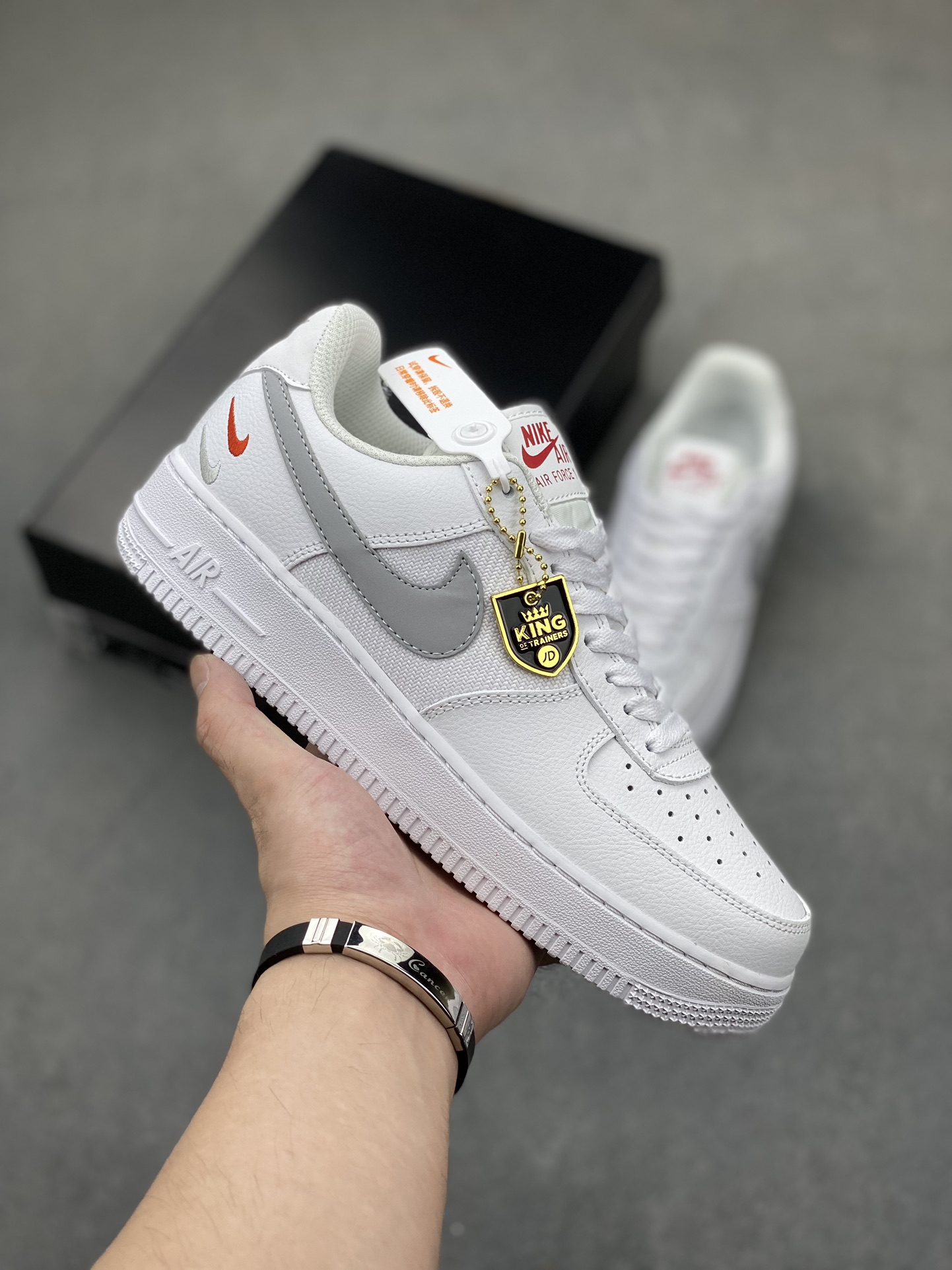 Nike Air Force 1 Low White/Grey - Clean Cut, Perfect Details & Comfort 2 i1720812302 3649 6