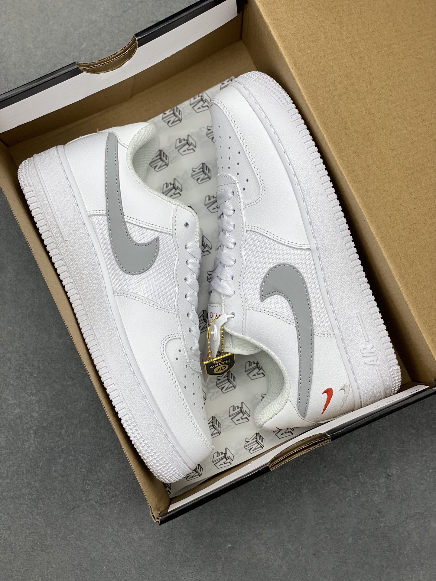 Nike Air Force 1 Low White/Grey - Clean Cut, Perfect Details & Comfort 10 i1720812302 8887 3