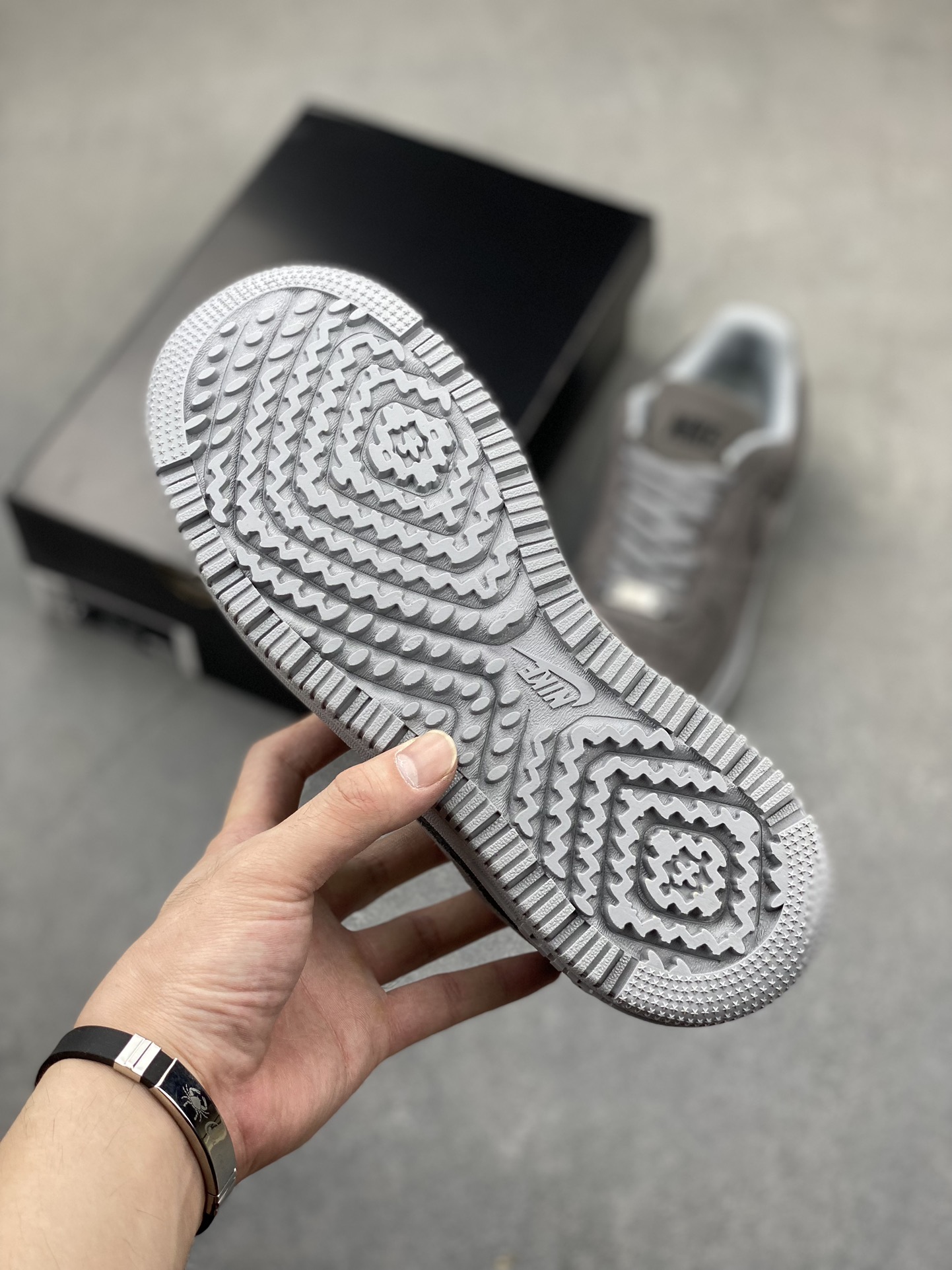 Nike Air Force 1 Low Grey Suede Women's Shoes DA8478-300 7 i1720812373 2163 8