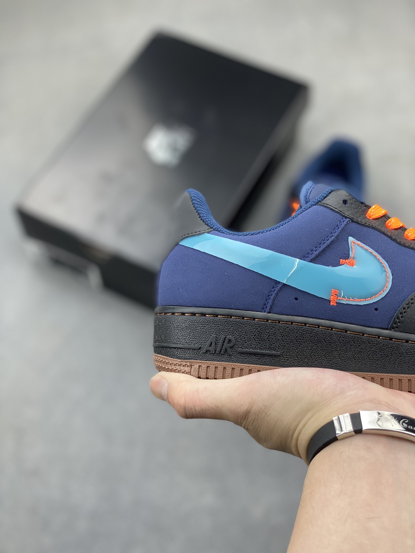 Nike Air Force 1 Low Black/Gum Bottom with Detachable Swoosh CQ6367-001 6 i1720812422 9128 7