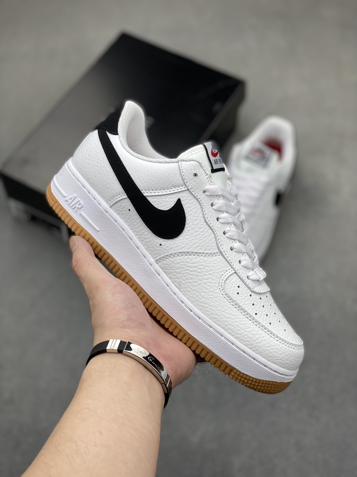 Nike Air Force 1 Low White/Black Leather Sneakers - Style CI0057-100 2 i1720812455 1472 3