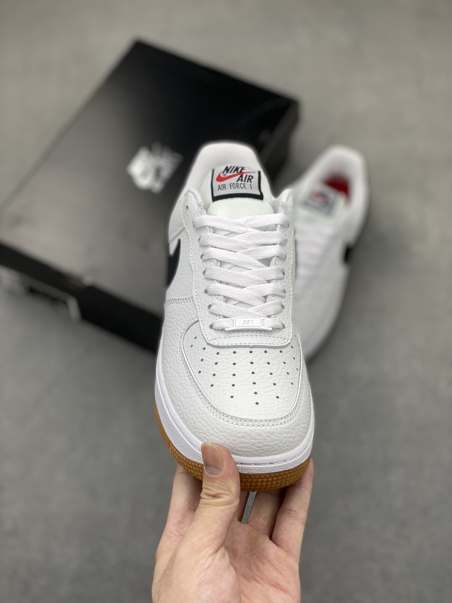 Nike Air Force 1 Low White/Black Leather Sneakers - Style CI0057-100 3 i1720812455 857 0