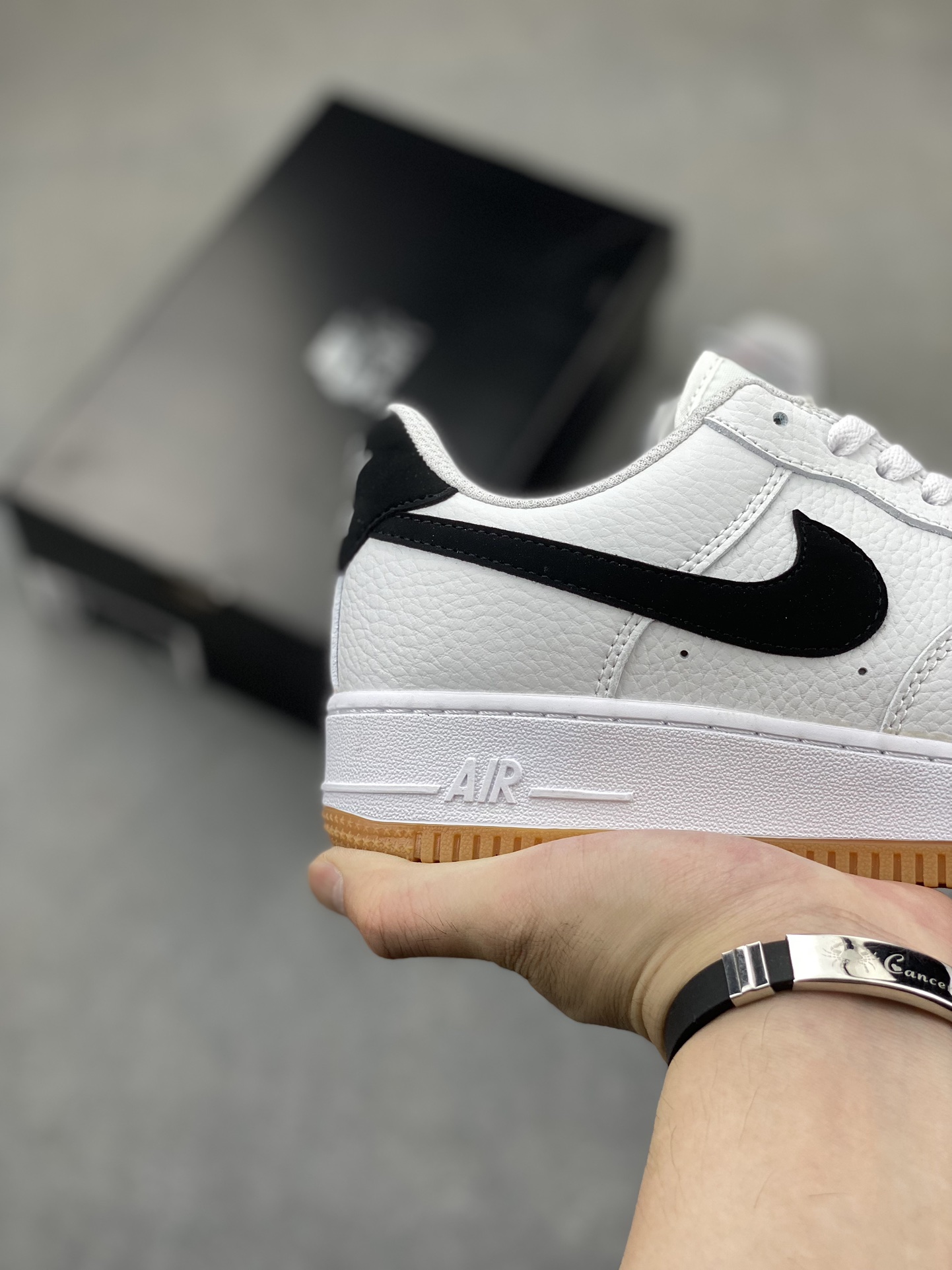 Nike Air Force 1 Low White/Black Leather Sneakers - Style CI0057-100 6 i1720812456 1763 6