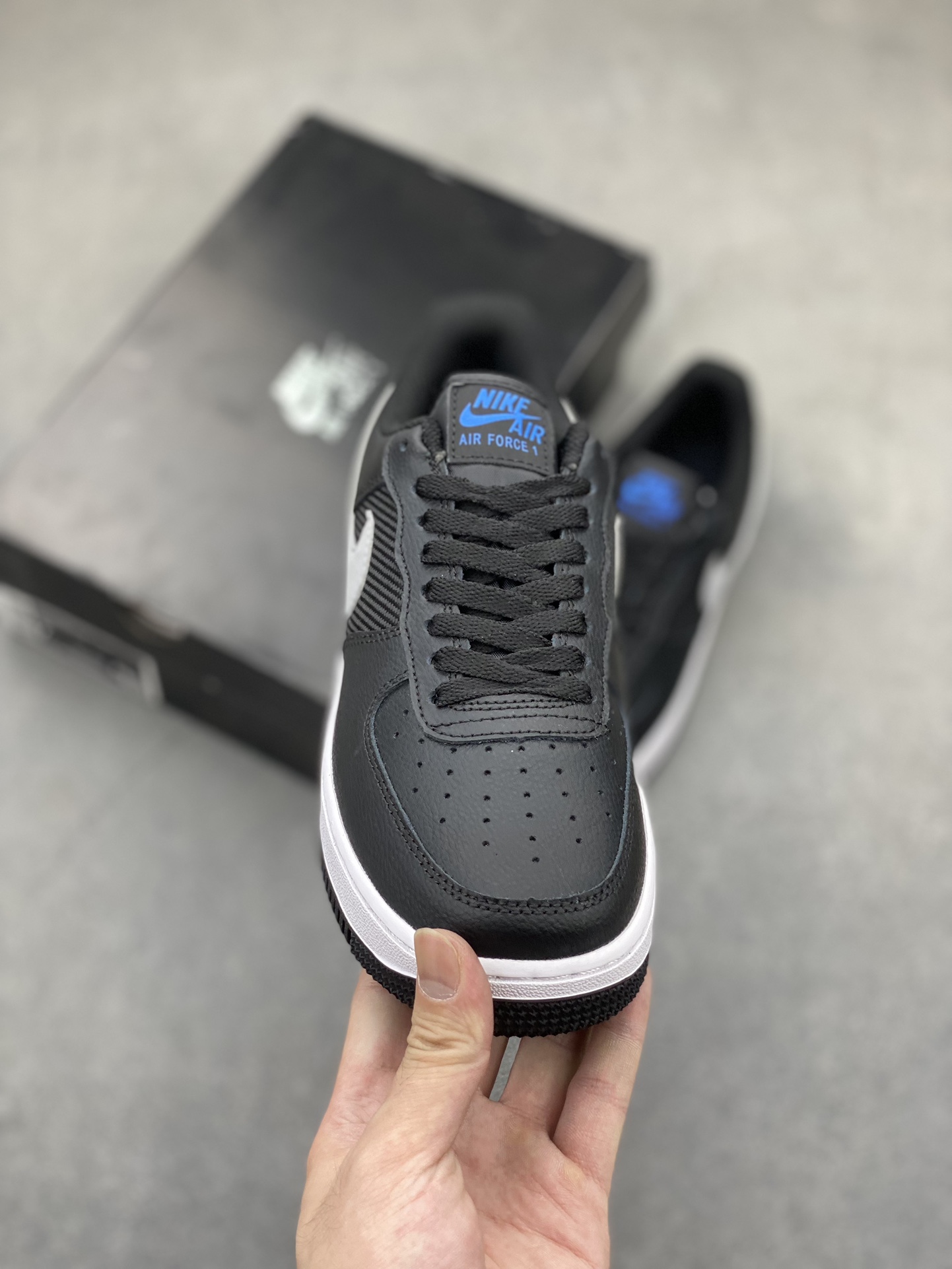 Nike Air Force 1 Low Black/Silver - Premium Leather, Comfort Cushioning 3 i1720812494 3589 7