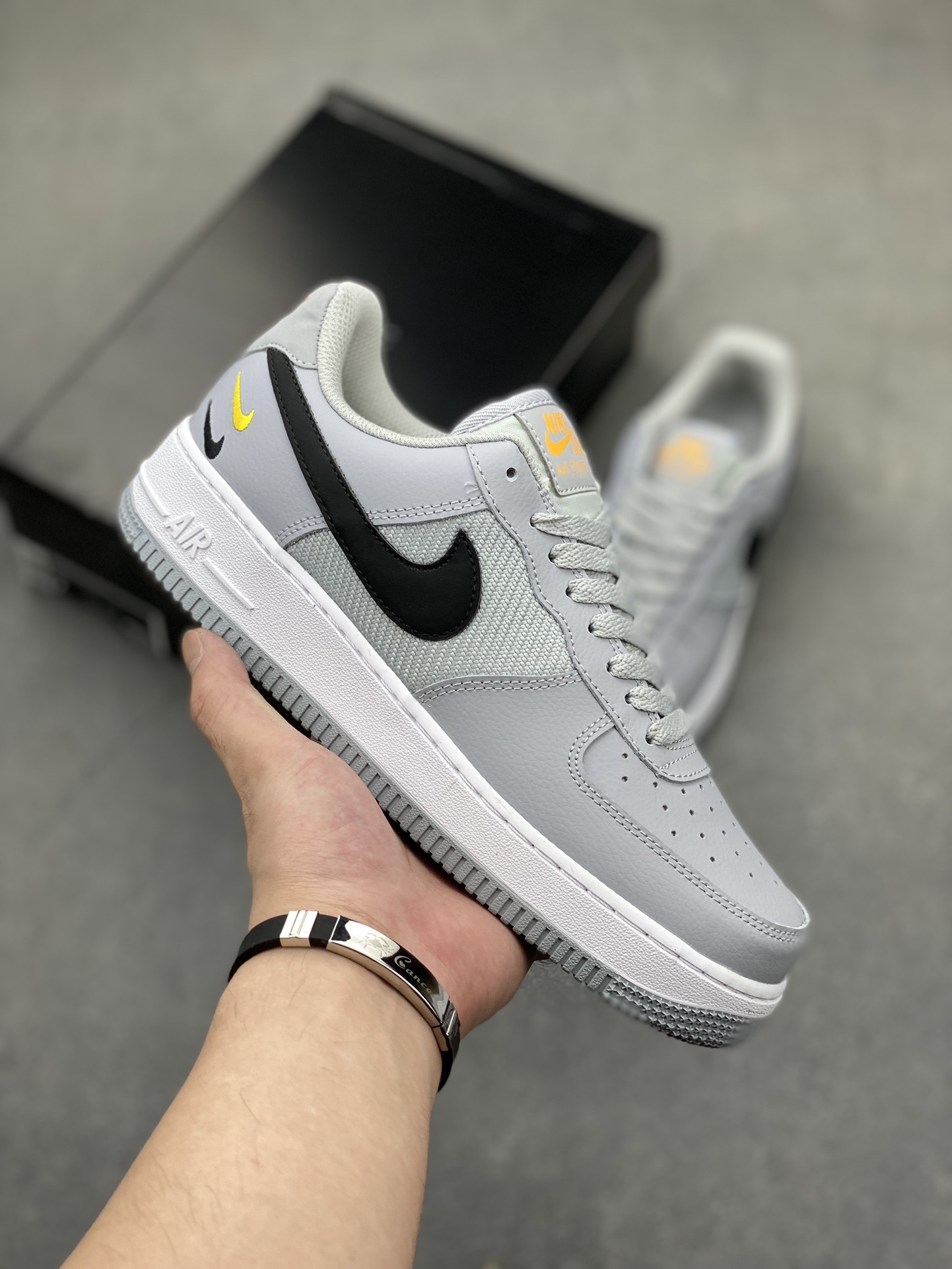 Nike Air Force 1 Low Grey/Black: Premium Comfort & Iconic Style, All Sizes 2 i1720812619 7702 7
