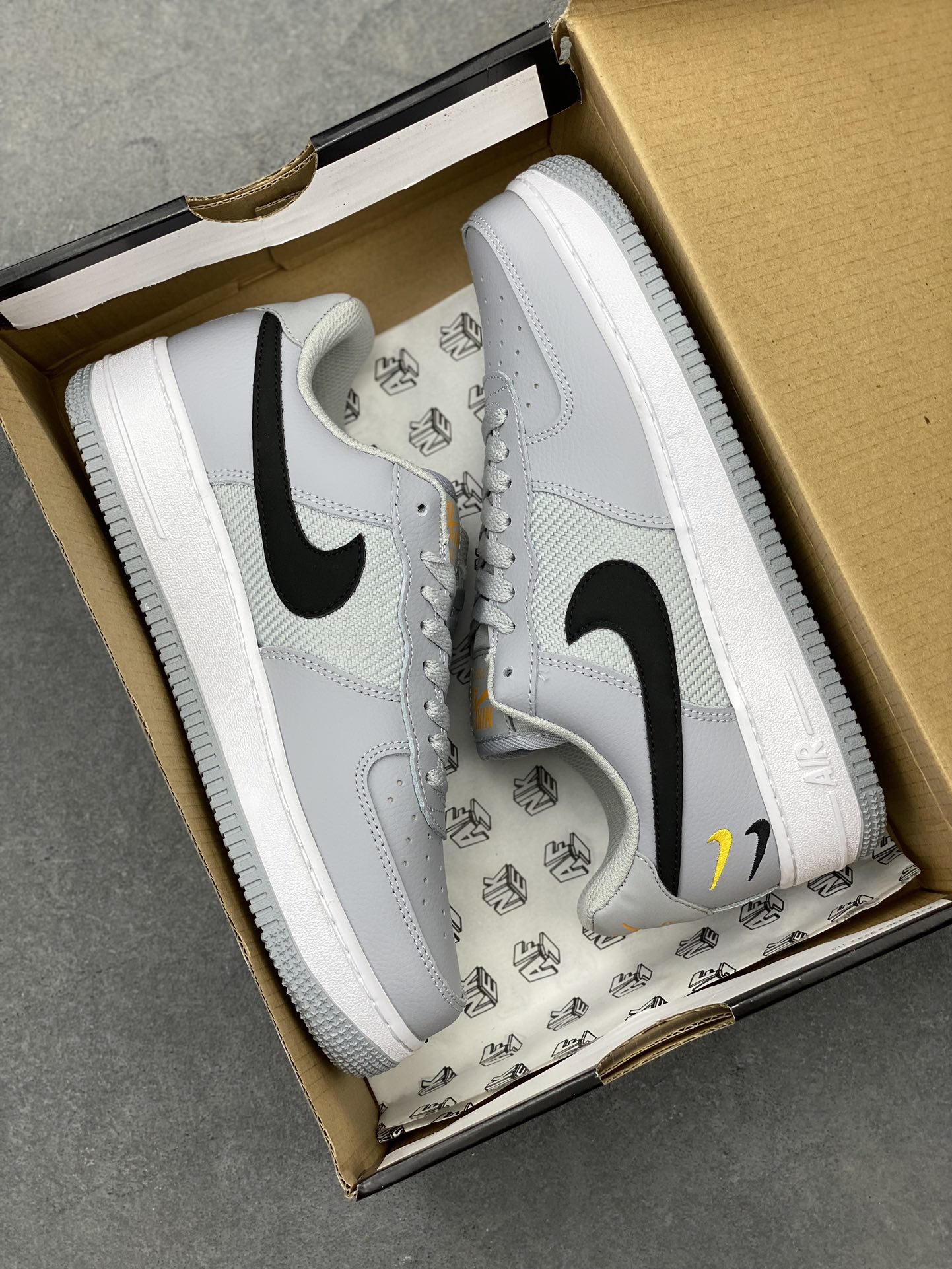 Nike Air Force 1 Low Grey/Black: Premium Comfort & Iconic Style, All Sizes 10 i1720812619 7880 3