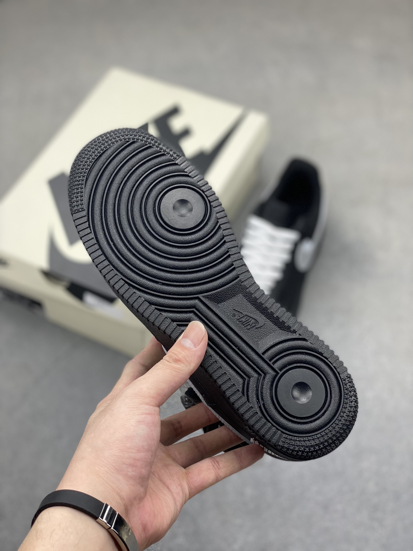 Nike Air Force 1 Black/Silver Custom Sneakers - Size 36 to 45 7 i1720984708 4896 1