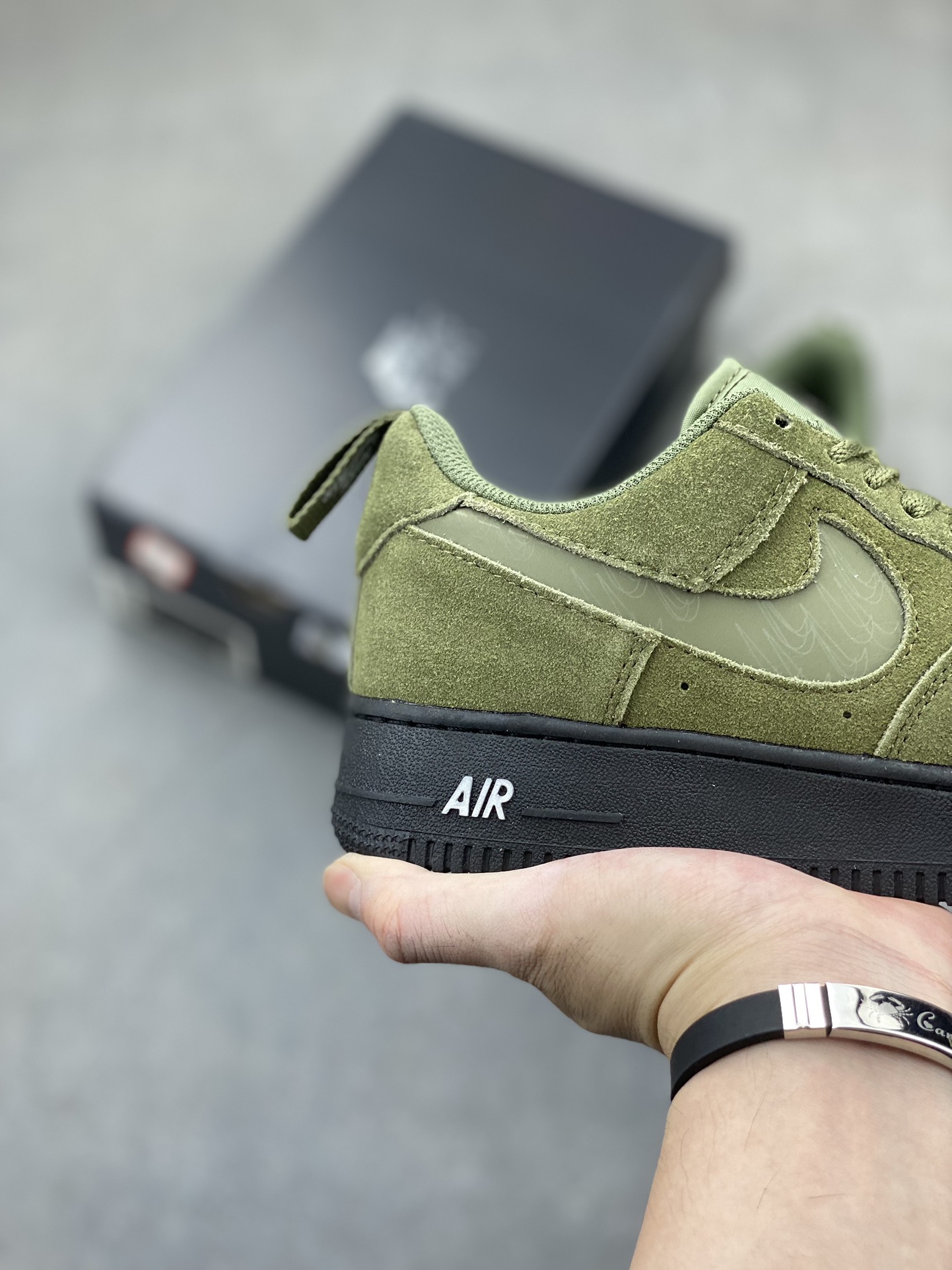 Nike Air Force 1 Low Olive Green Suede Sneakers - DJ4631-200 6 i1720985388 9440 8