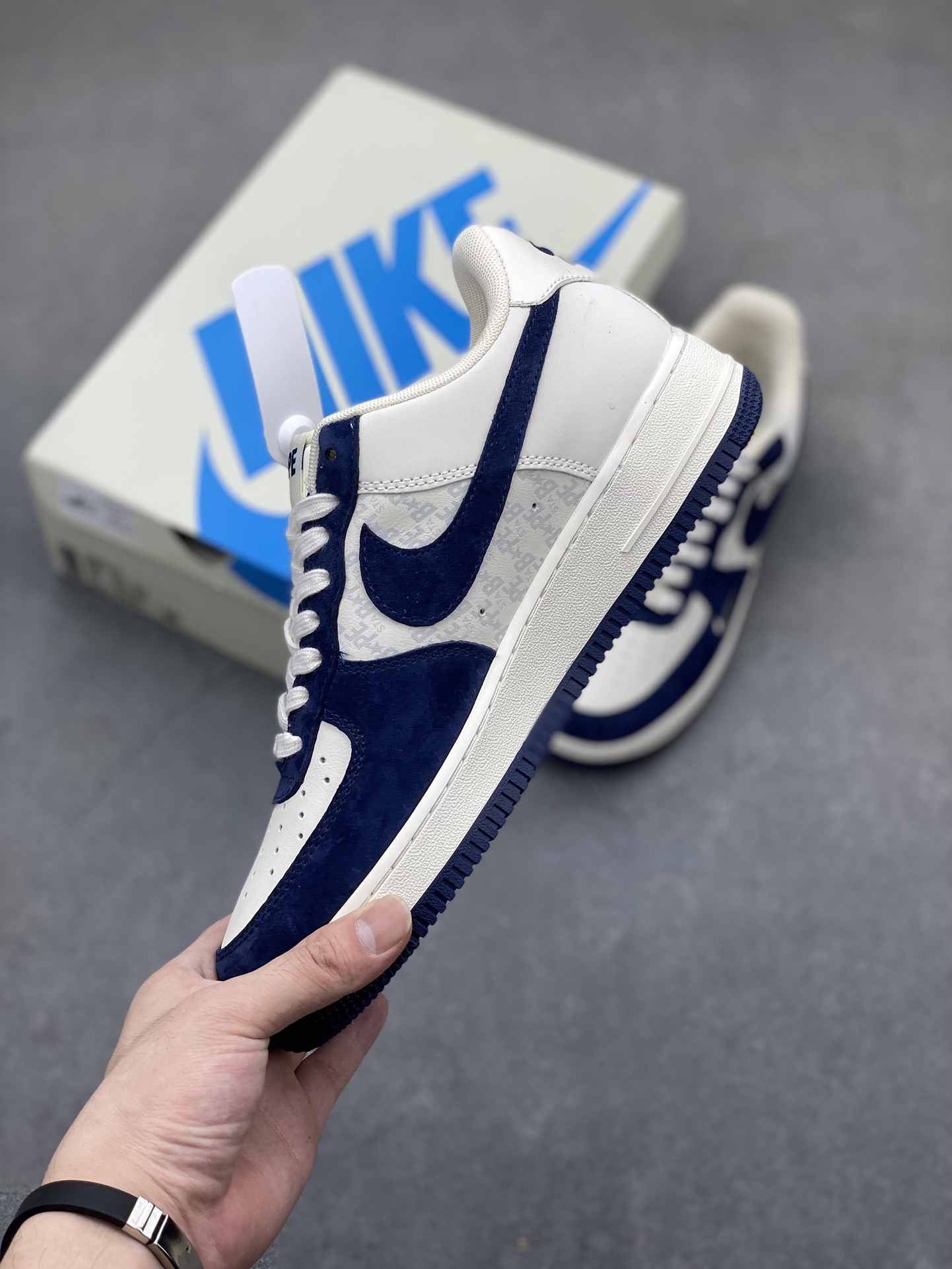 Nike Air Force 1 Low Bape Sneakers - Navy/White, Sizes 36-45 Available 4 i1720985596 3881 7