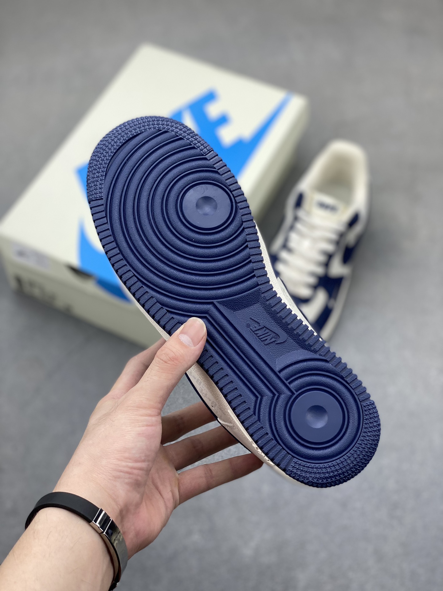 Nike Air Force 1 Low Bape Sneakers - Navy/White, Sizes 36-45 Available 7 i1720985596 4522 8