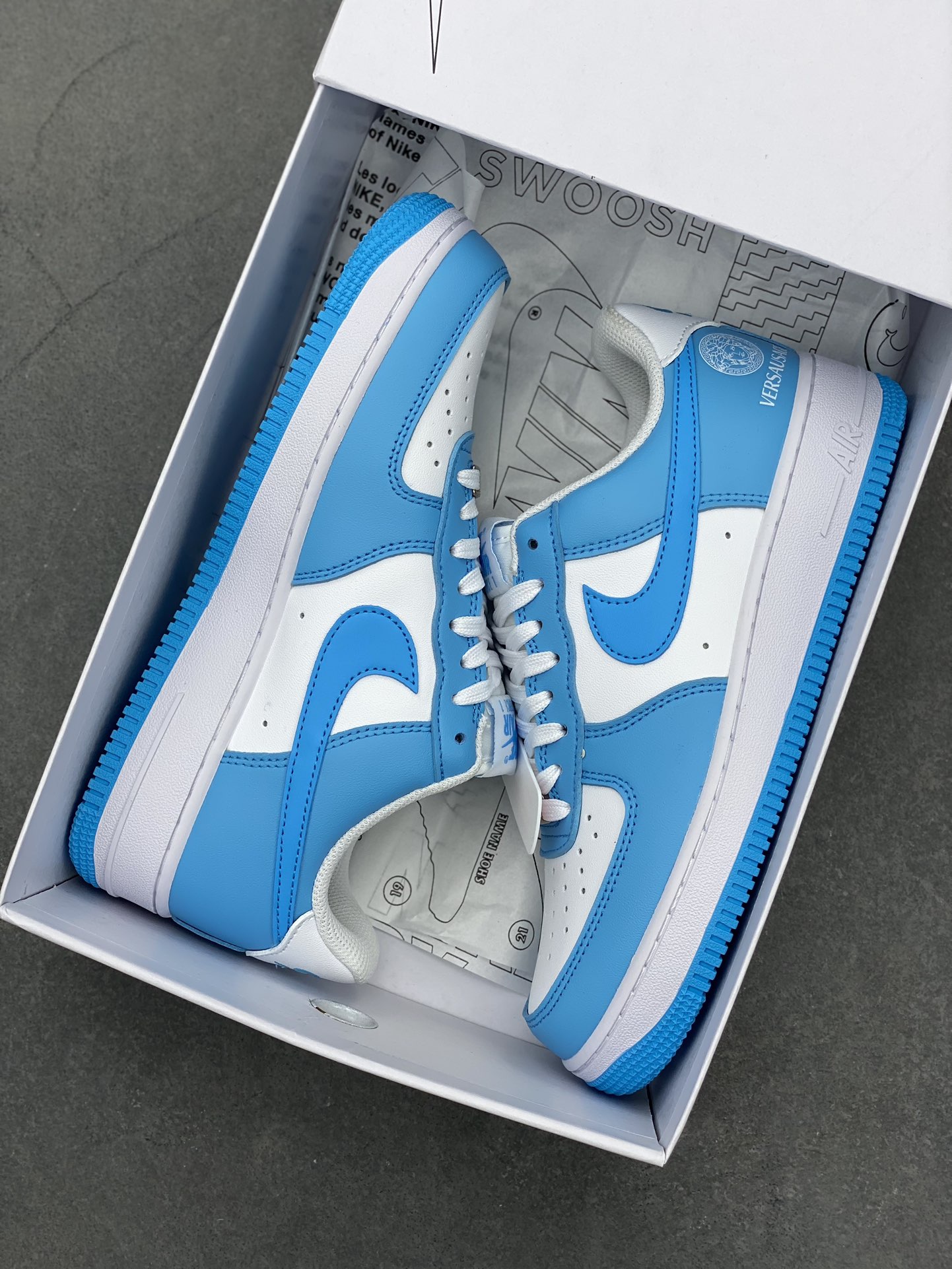 Nike Air Force 1 Low Blue White CW2288-111 Fashion Sneakers 10 i1721067437 3662 7