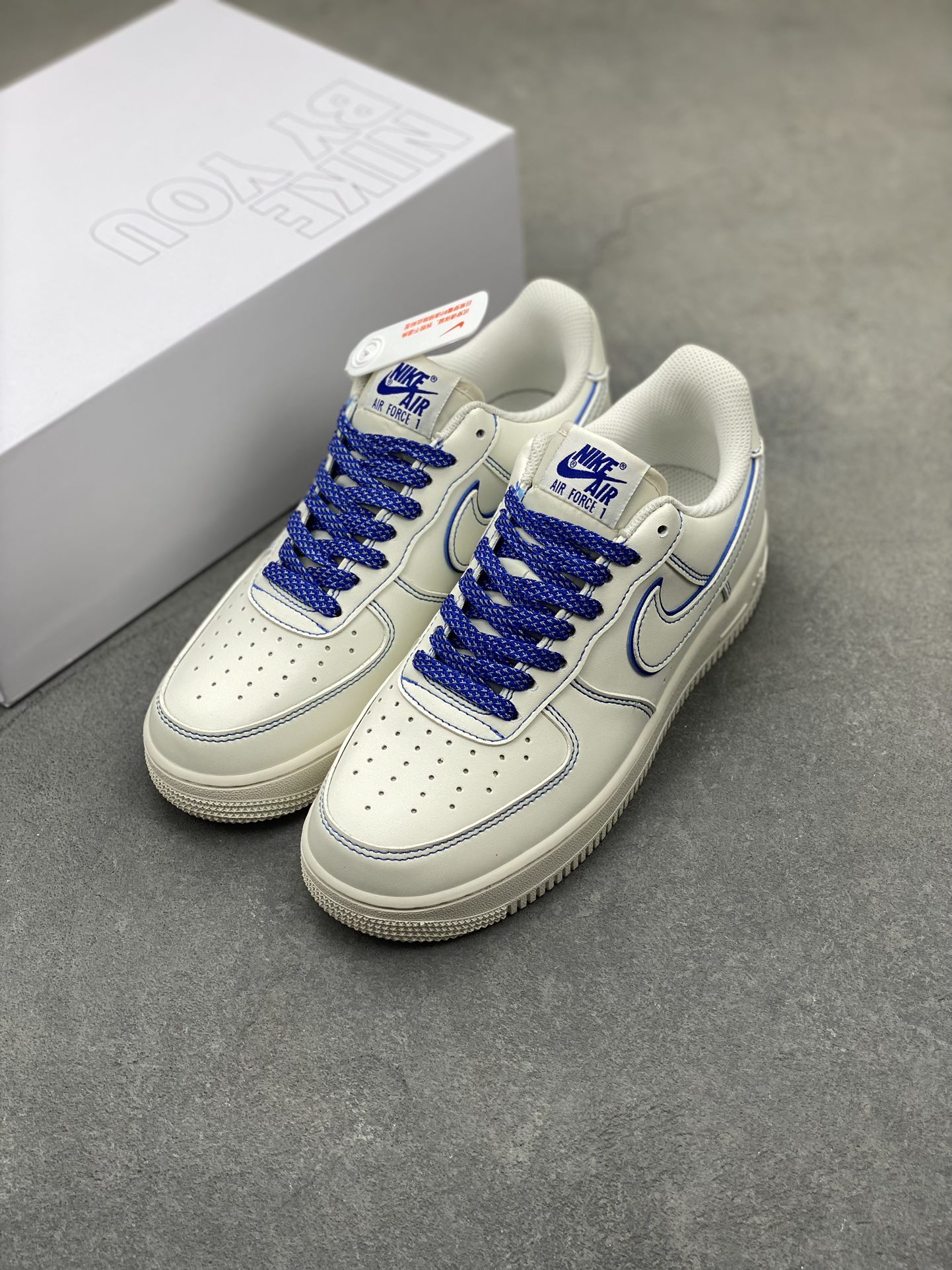 Nike Air Force 1 Low White Blue Stitching Men's Sneakers CW2288-111 9 i1721161703 8754 0