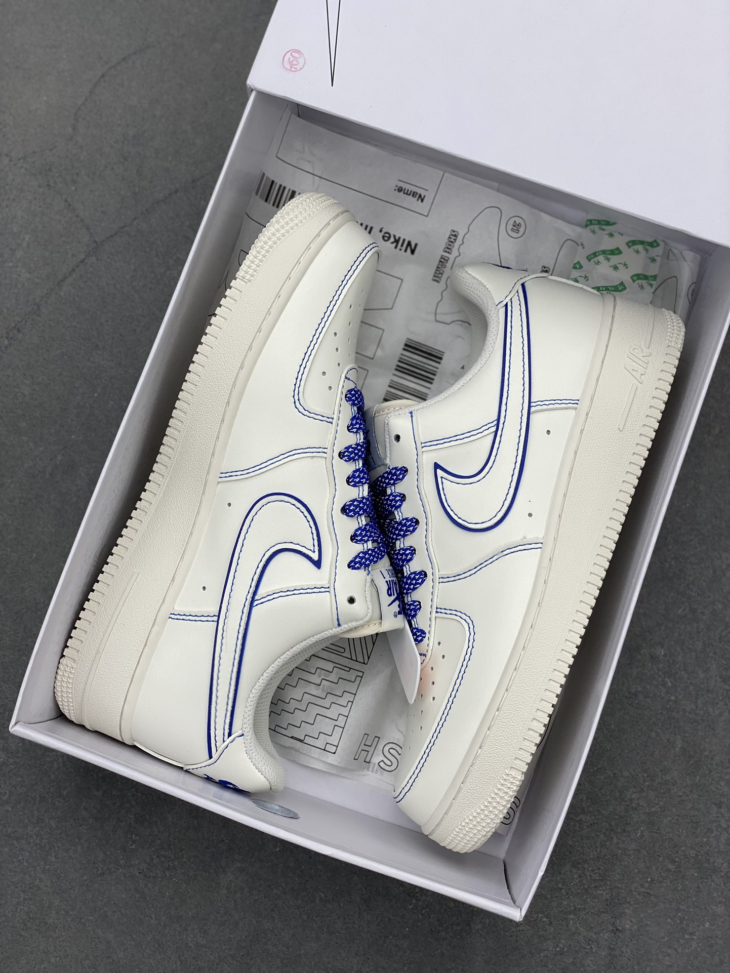 Nike Air Force 1 Low White Blue Stitching Men's Sneakers CW2288-111 10 i1721161704 7219 8