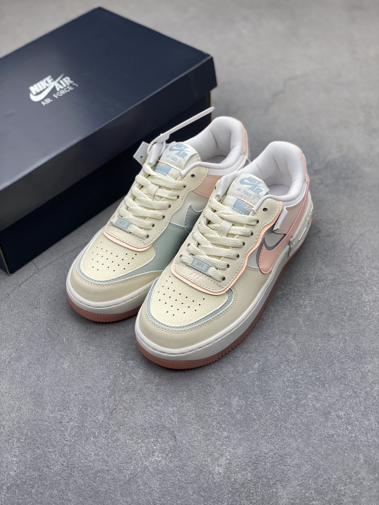 Nike Air Force 1 Shadow Pastel Lightweight Sneakers DZ1847-105 9 i1721161789 5292 0