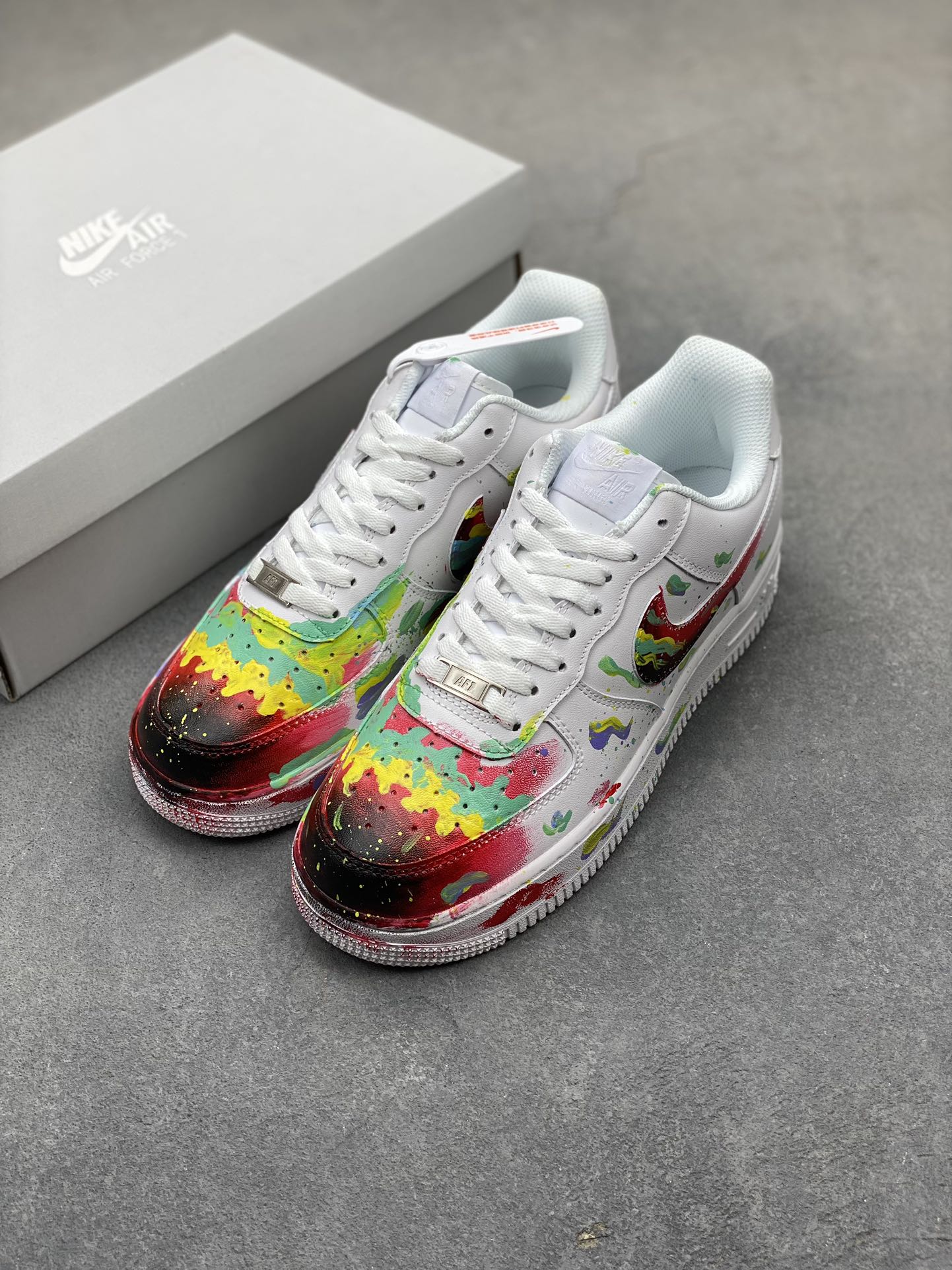 Nike Air Force 1 '07 Low Custom Anime Graffiti Sneakers - CW2288-111 9 i1721161984 7222 6