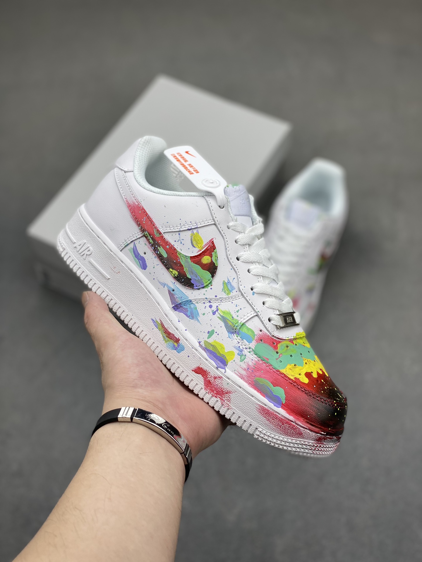 Nike Air Force 1 '07 Low Custom Anime Graffiti Sneakers - CW2288-111 2 i1721161984 8746 0