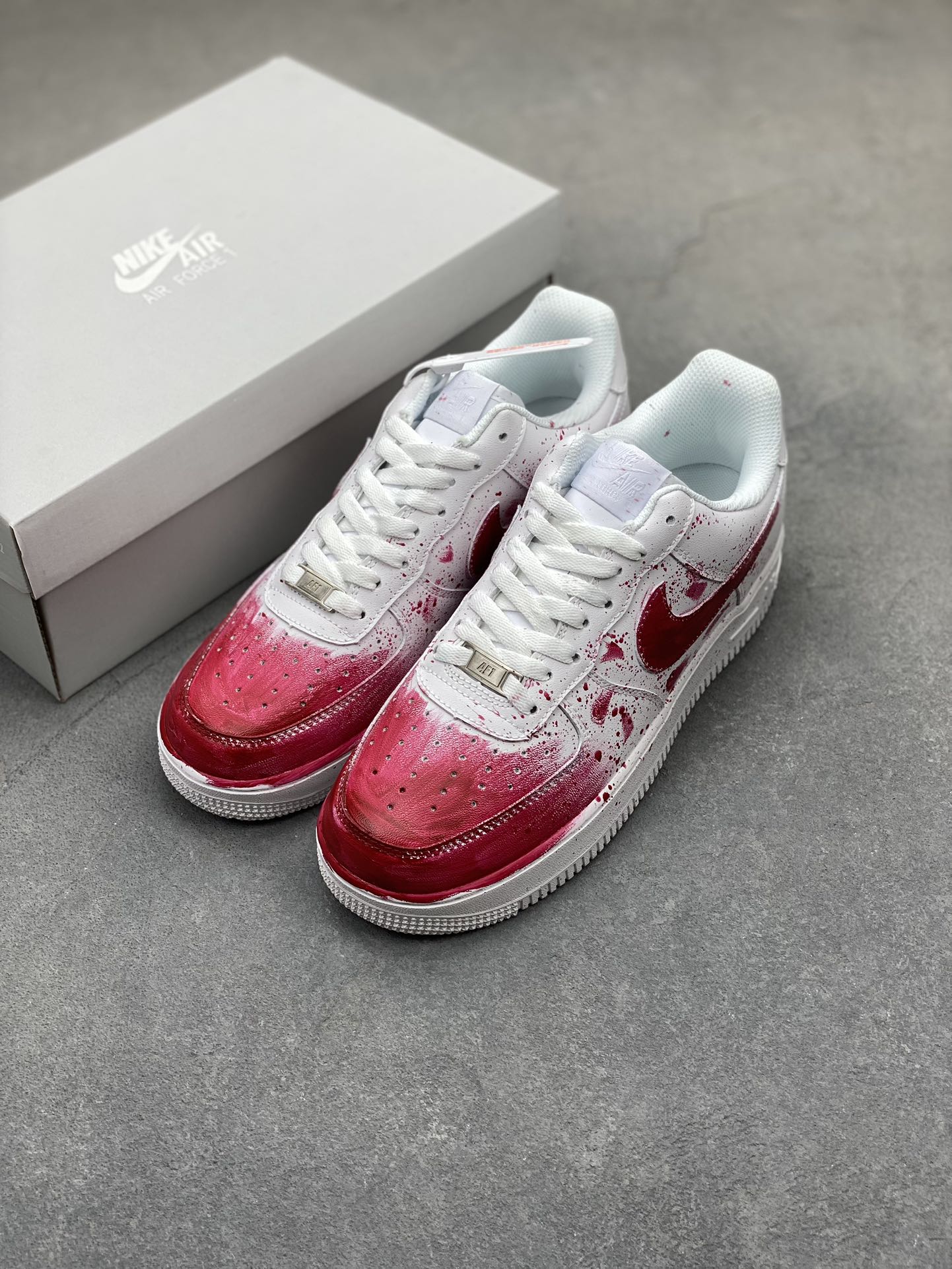Nike Air Force 1 '07 Low Custom Graffiti Sneakers - CW2288-111 9 i1721162144 3510 4