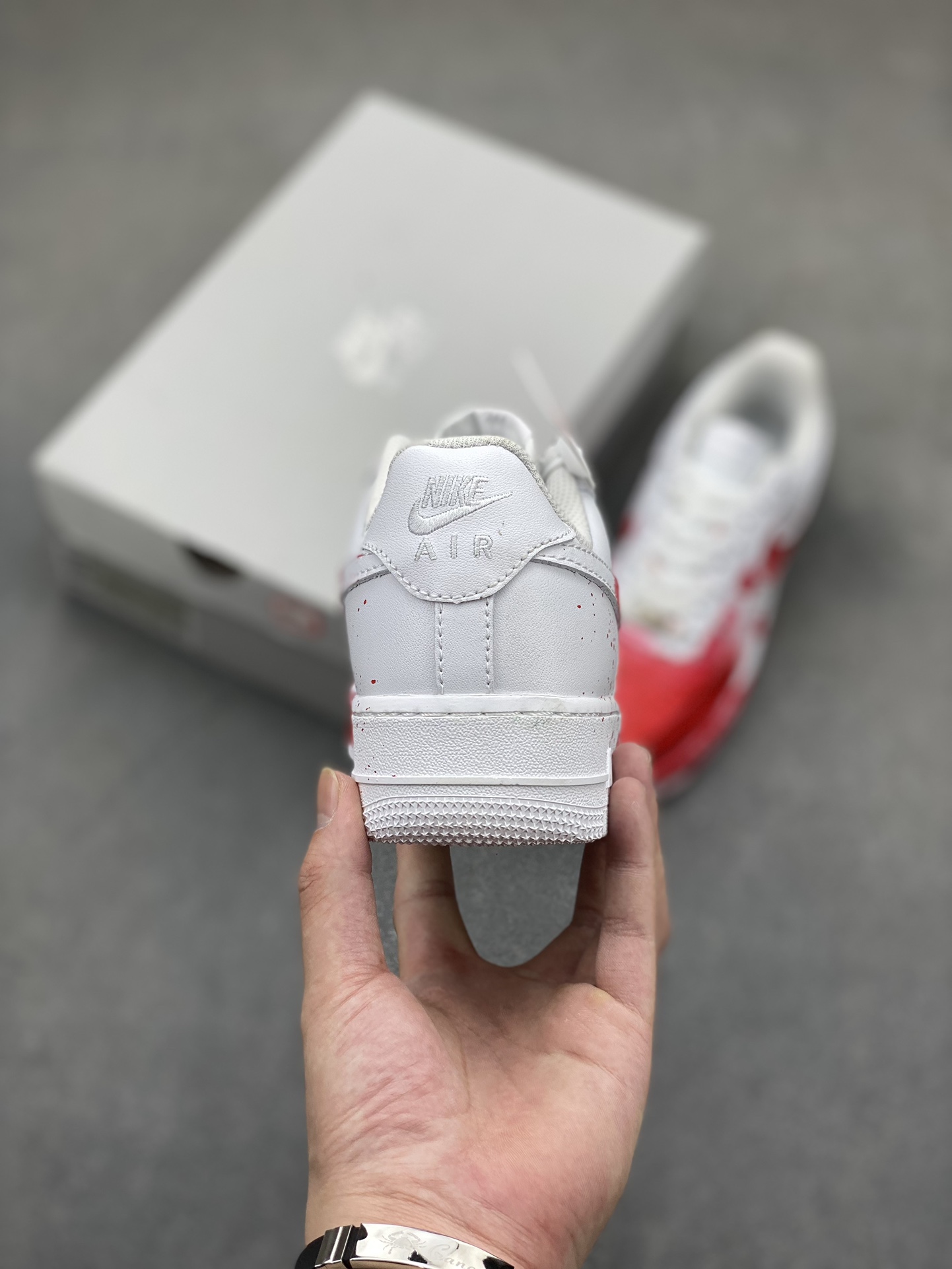 Nike Air Force 1 '07 Custom Anime Graffiti Sneakers - Red/White, Size 36-45 5 i1721162225 5562 4