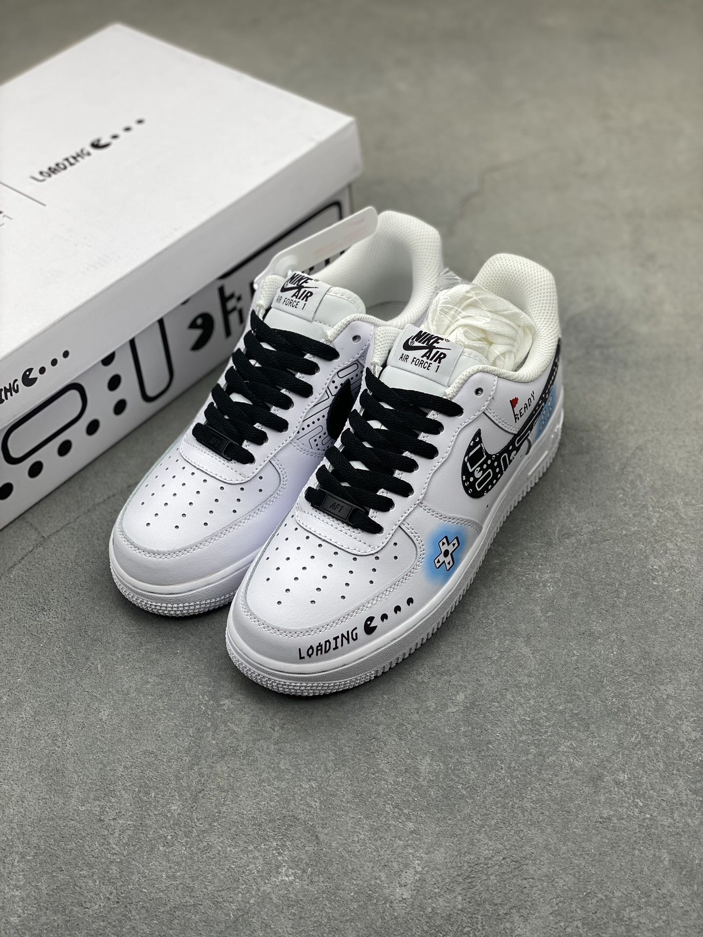 Nike Air Force 1 Low '07 PS5 Custom Sneakers - Pac-Man Edition 9 i1721239819 1677 3