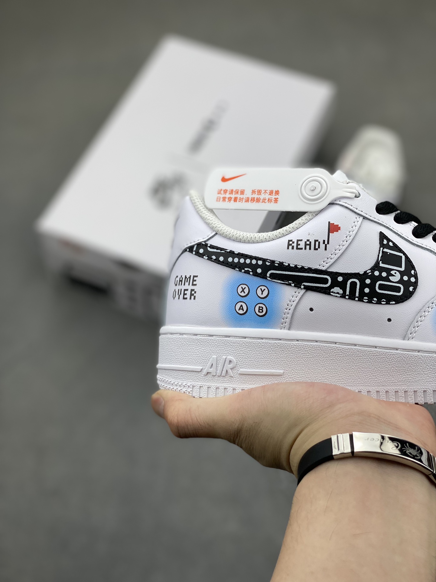 Nike Air Force 1 Low '07 PS5 Custom Sneakers - Pac-Man Edition 6 i1721239819 8506 6