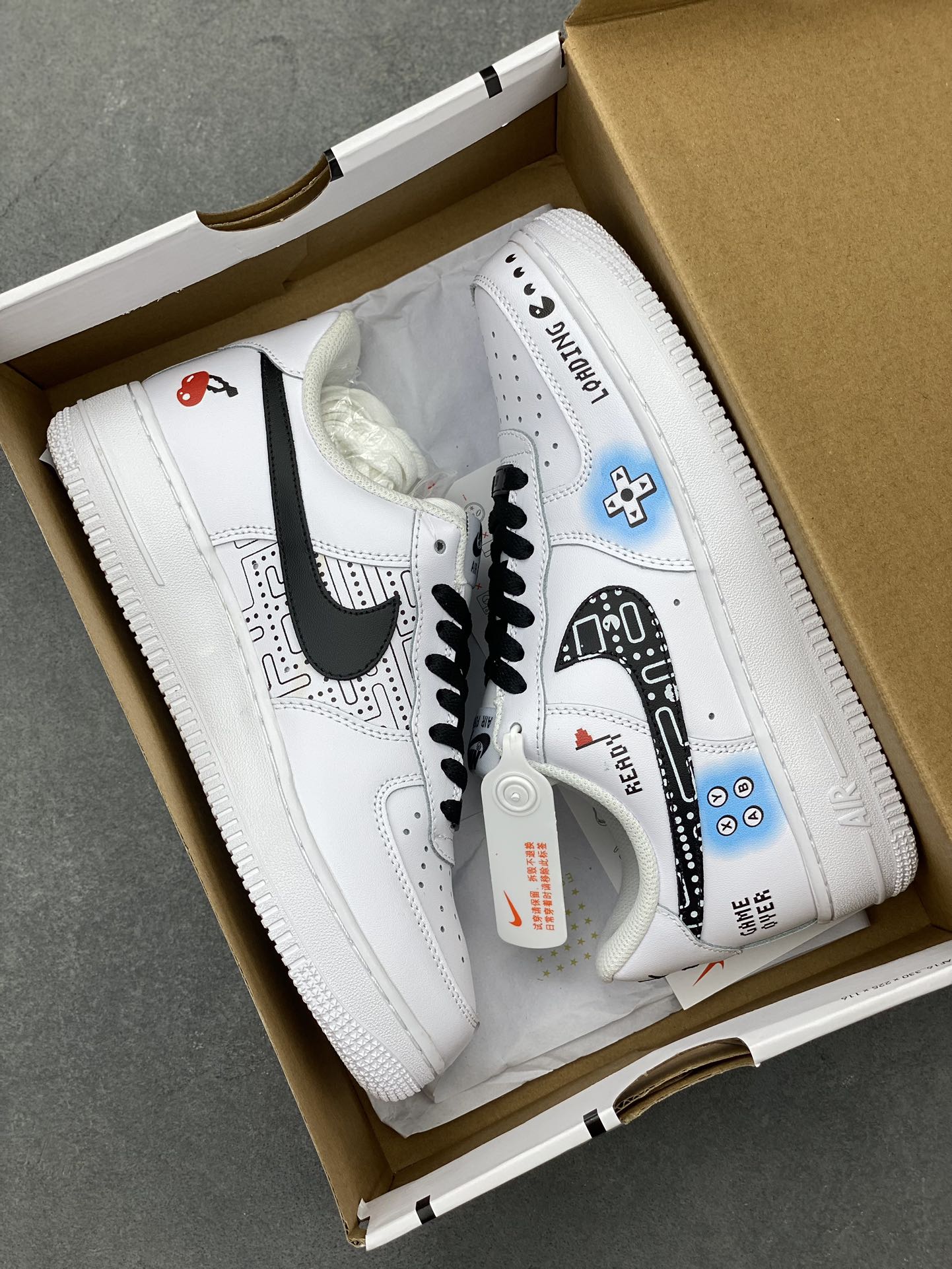 Nike Air Force 1 Low '07 PS5 Custom Sneakers - Pac-Man Edition 10 i1721239819 9351 5