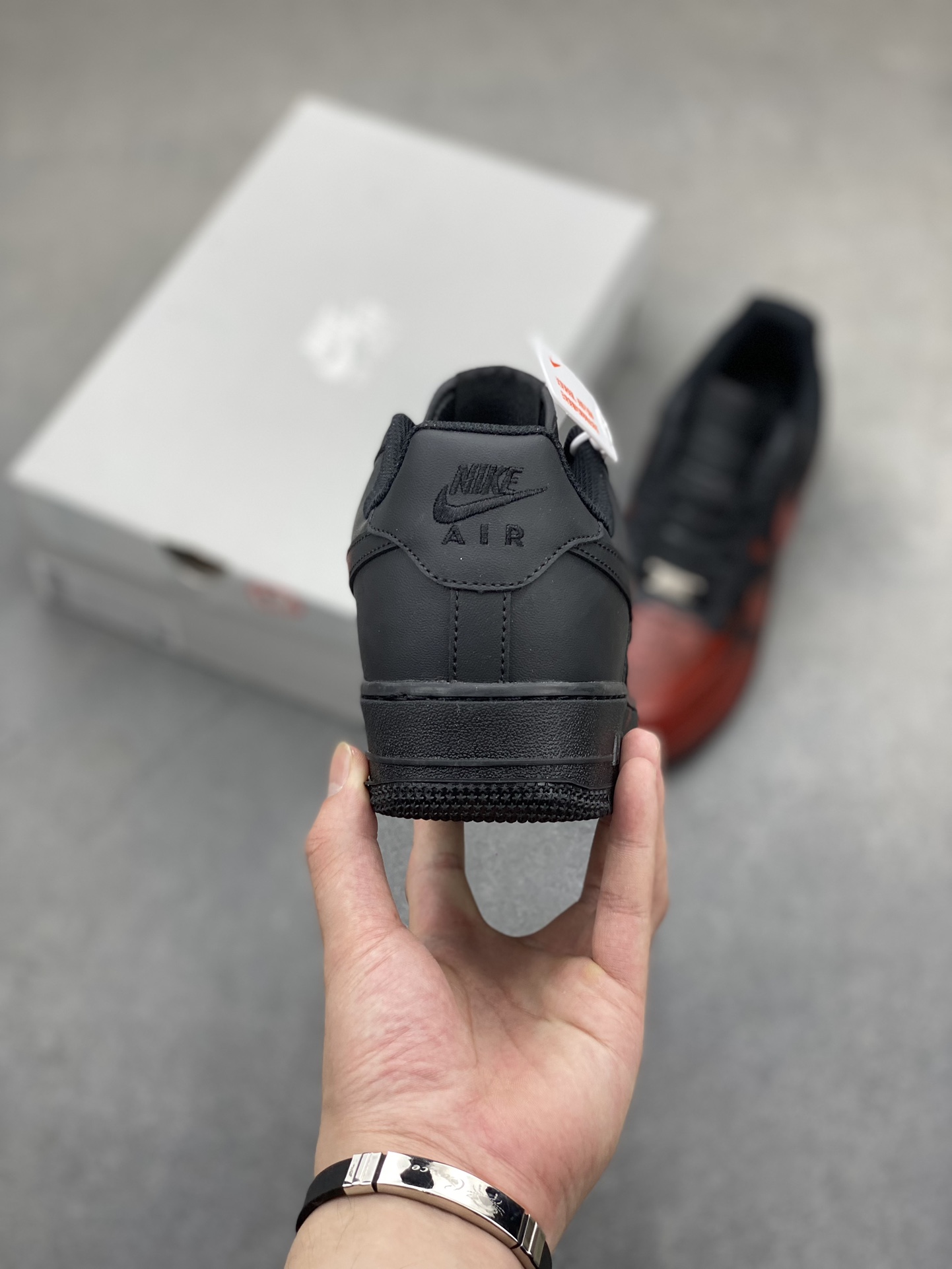 Nike Air Force 1 '07 Custom Anime Graffiti Sneakers - Black/Red 5 i1721239936 6359 3