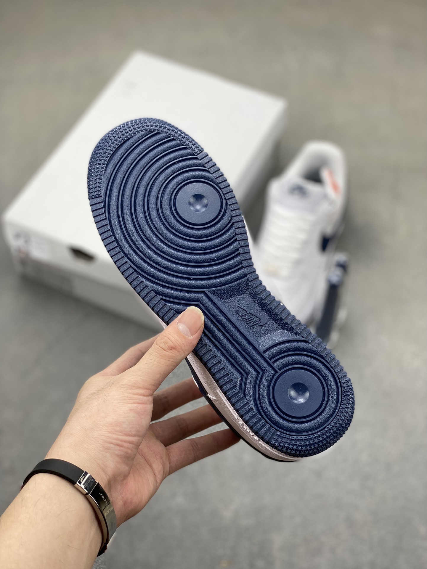 Nike Air Force 1 Low White Midnight Navy Men's Sneakers FJ4146-104 7 i1721331067 5189 4