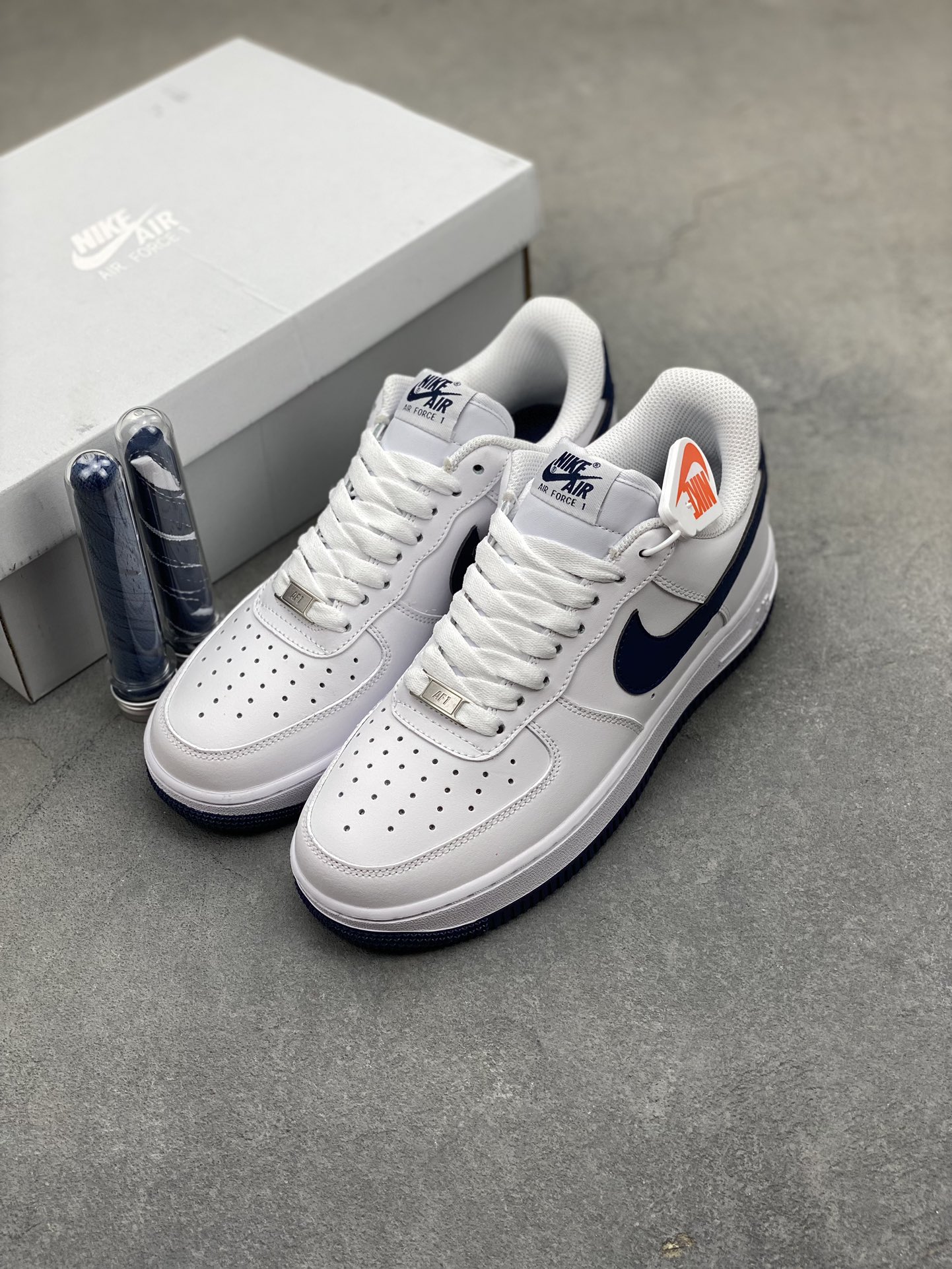 Nike Air Force 1 Low White Midnight Navy Men's Sneakers FJ4146-104 9 i1721331067 8780 0