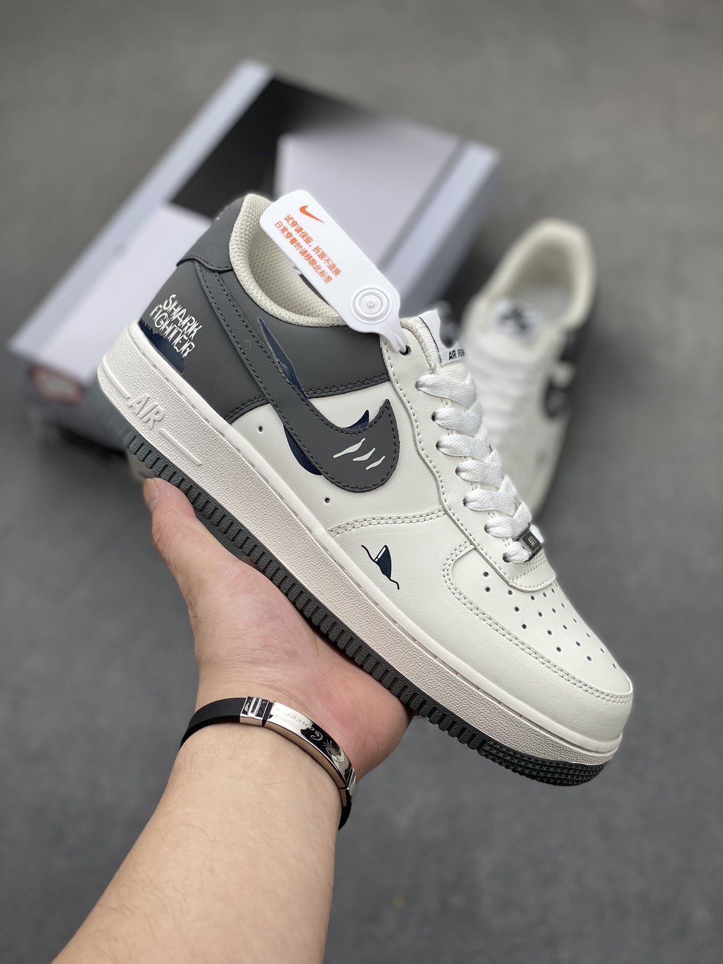 Nike Air Force 1 '07 Low "Shark" Casual Sneakers DB3301-220 2 i1721331122 1061 7