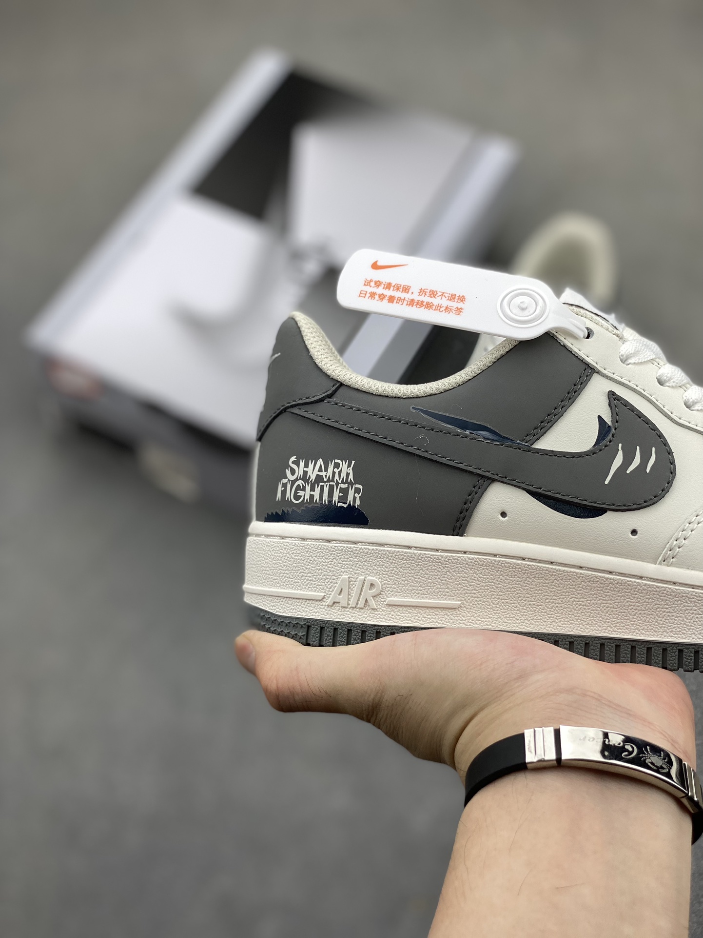 Nike Air Force 1 '07 Low "Shark" Casual Sneakers DB3301-220 6 i1721331122 2253 8