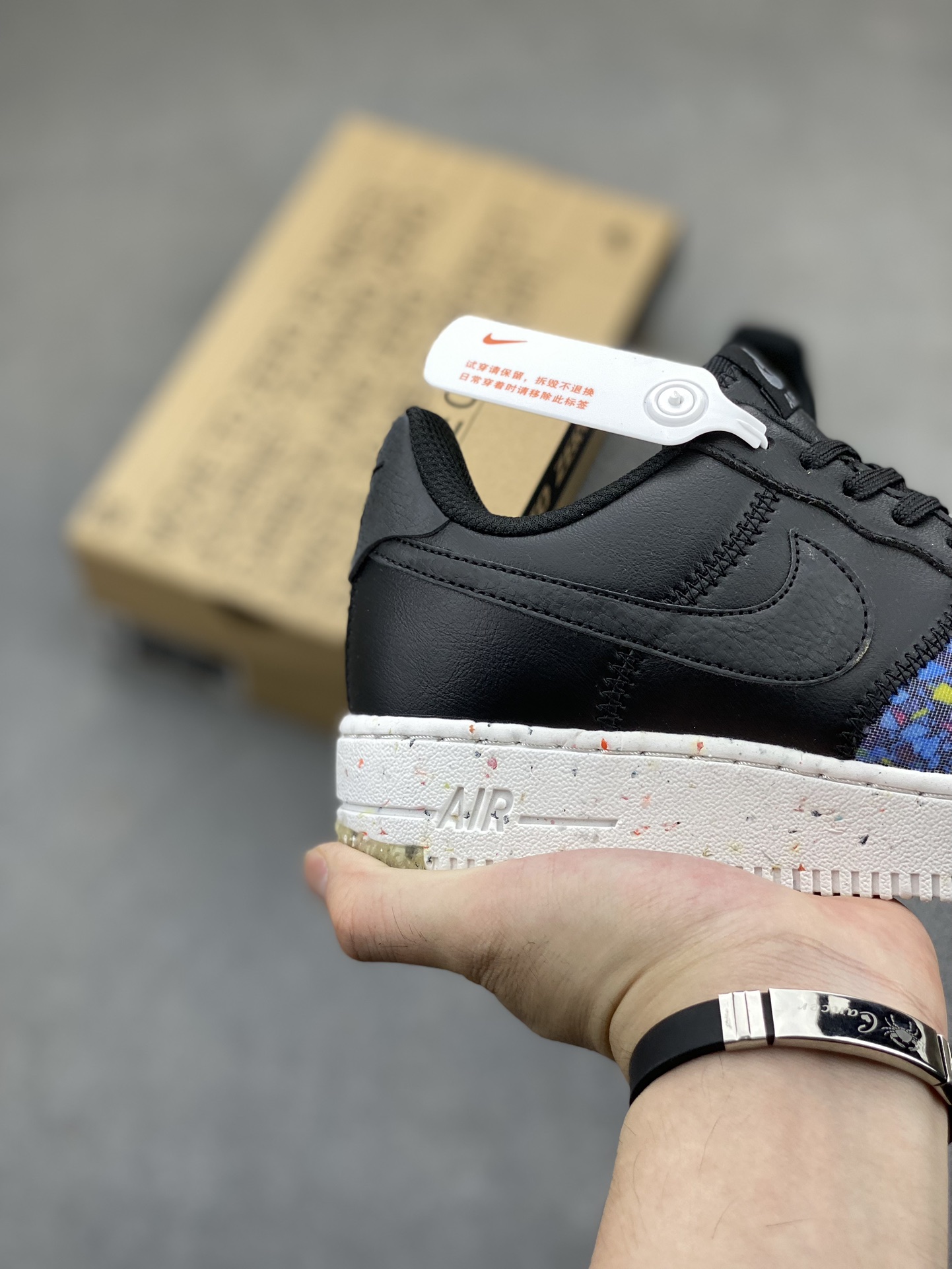 Nike Air Force 1 '07 Low Black Multi-Color Casual Sneakers CZ1524-002 6 i1721331801 1667 5