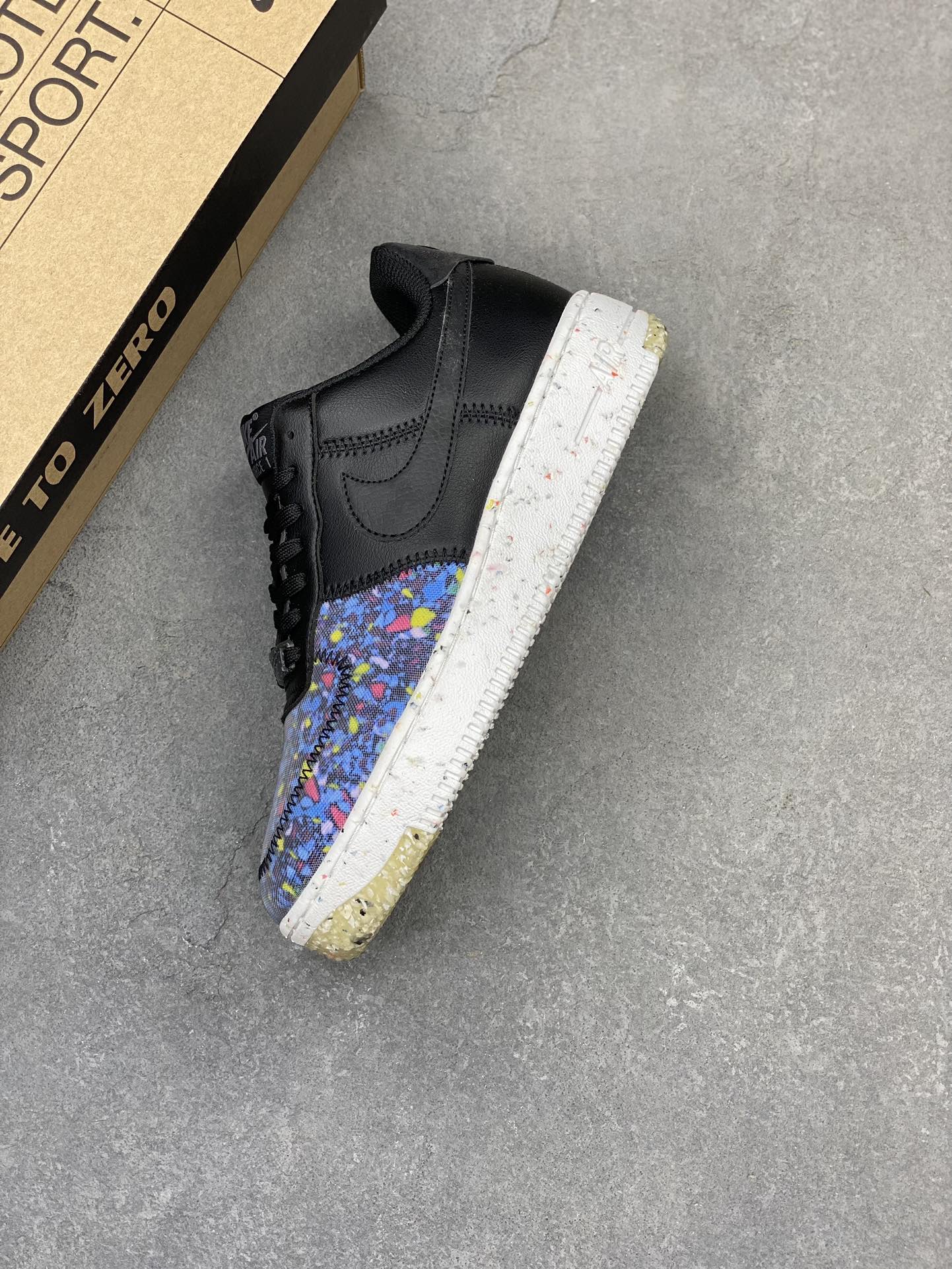 Nike Air Force 1 '07 Low Black Multi-Color Casual Sneakers CZ1524-002 8 i1721331801 7912 3