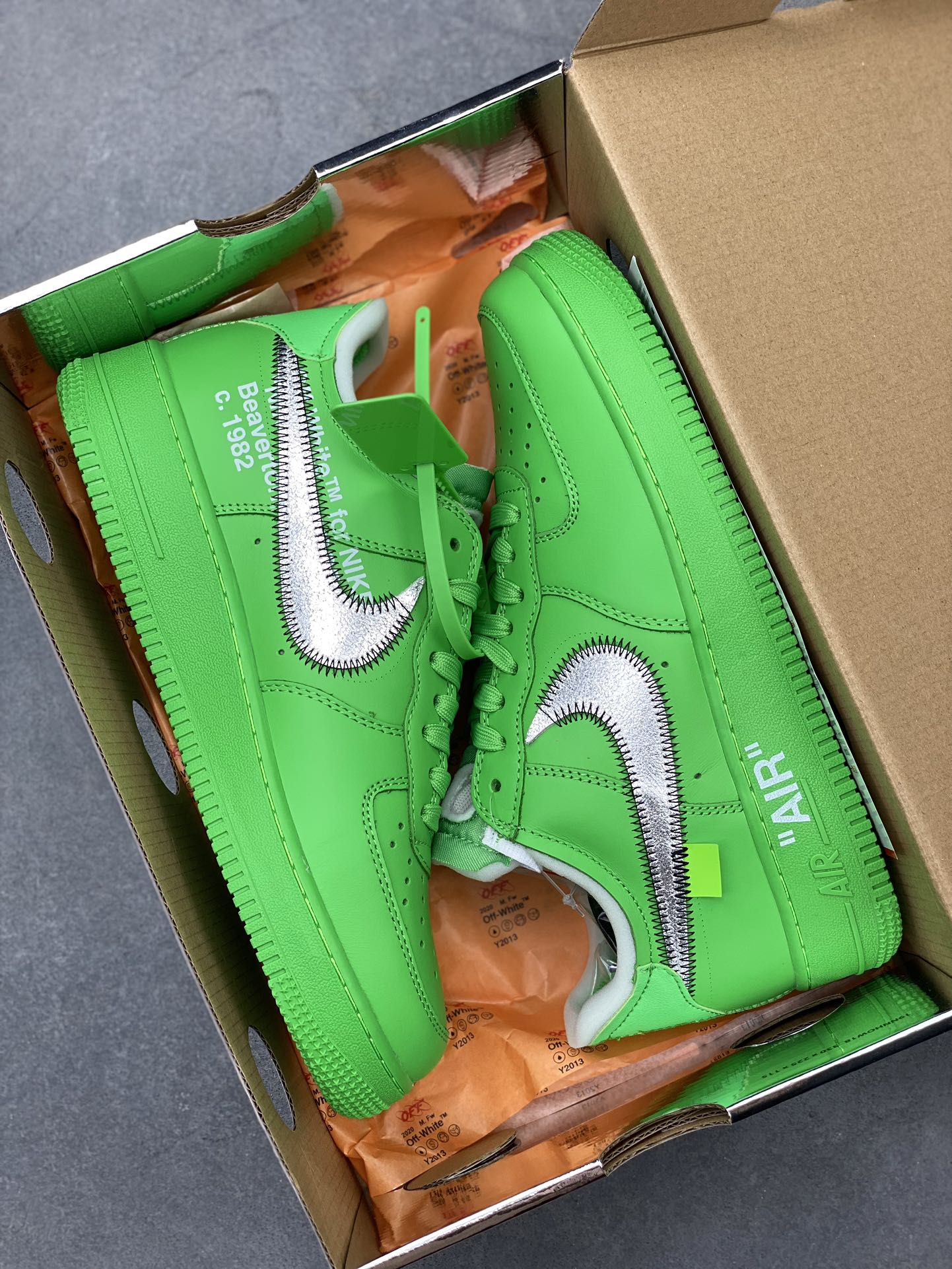 Nike Air Force 1 Low Off-White Green Silver DX1419-300 10 i1721588201 1355 4