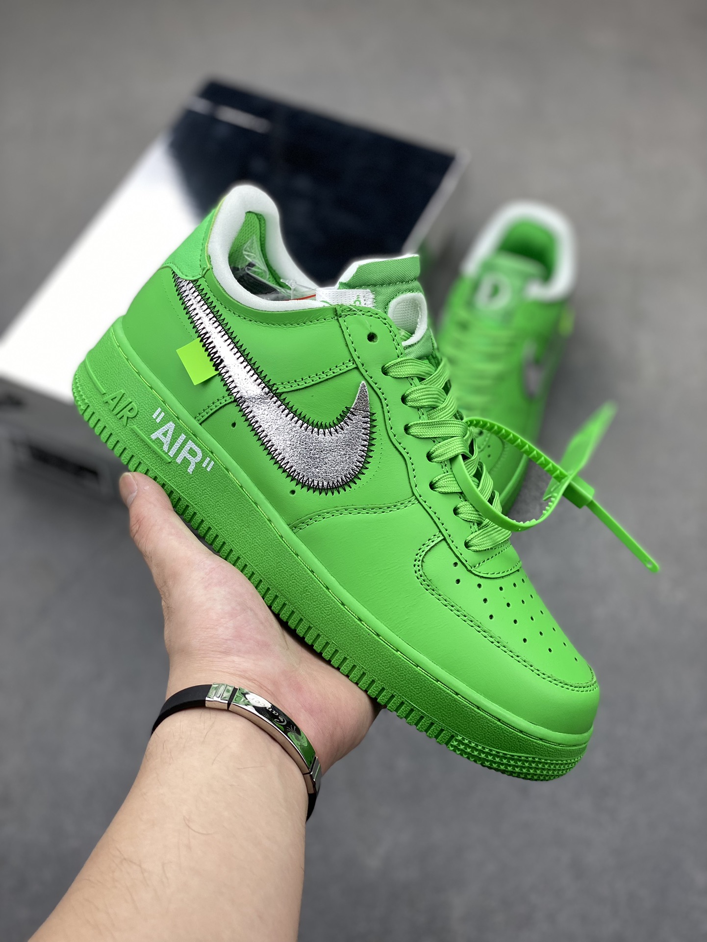 Nike Air Force 1 Low Off-White Green Silver DX1419-300 2 i1721588201 5728 2