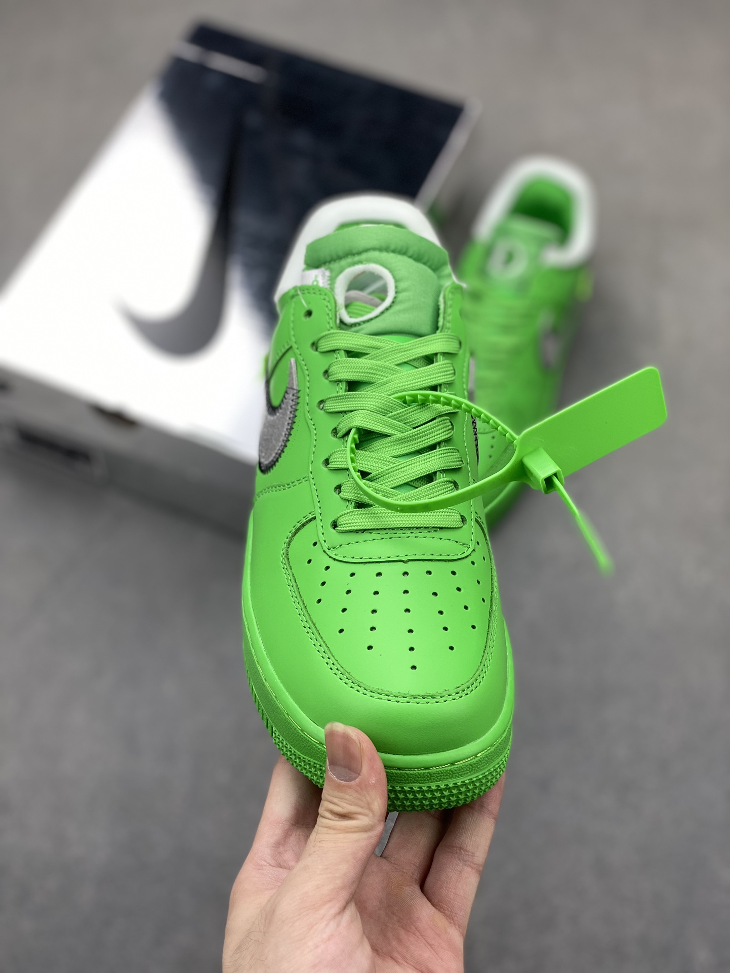 Nike Air Force 1 Low Off-White Green Silver DX1419-300 3 i1721588201 7619 3