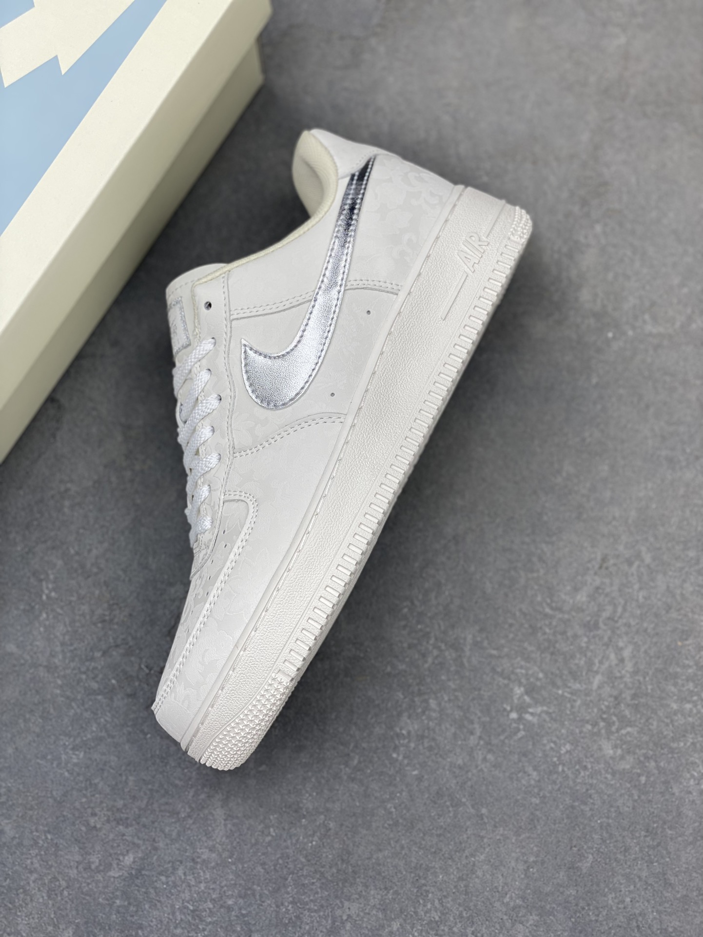 Nike Air Force 1 Low White Silver AF2406-110 - Premium Quality Sneakers 8 i1721588356 2033 8